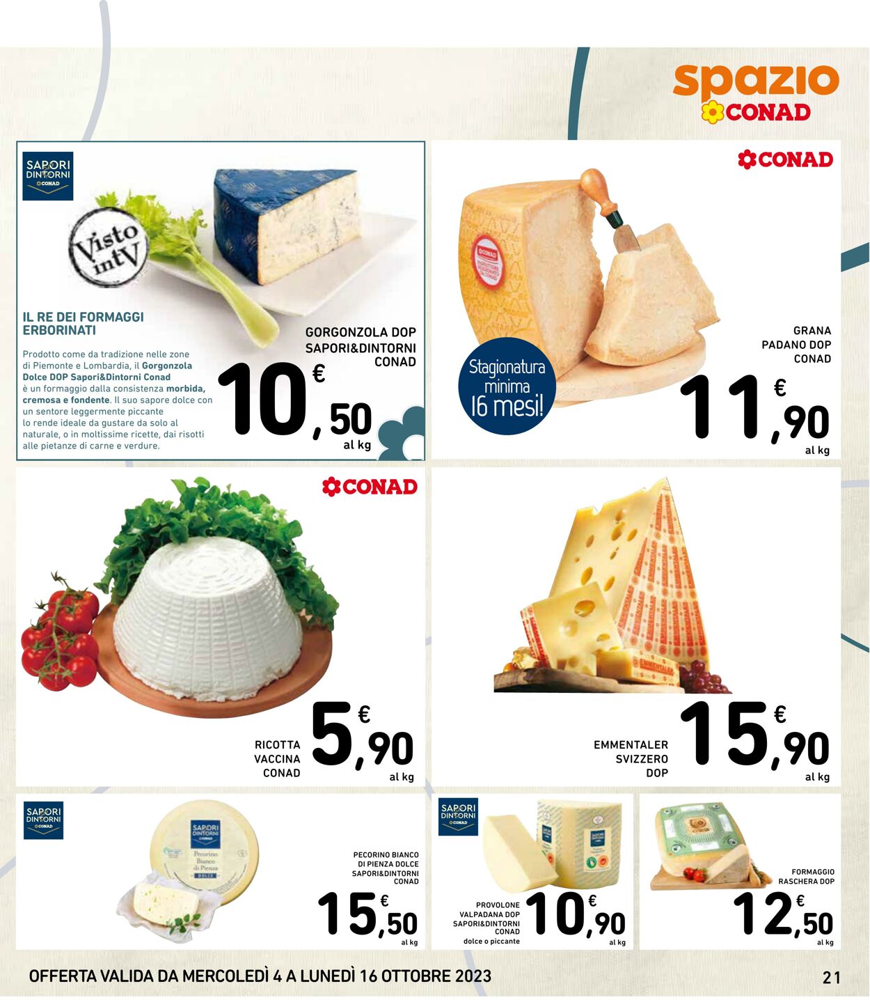 Volantino Conad 04.09.2023 - 16.10.2023