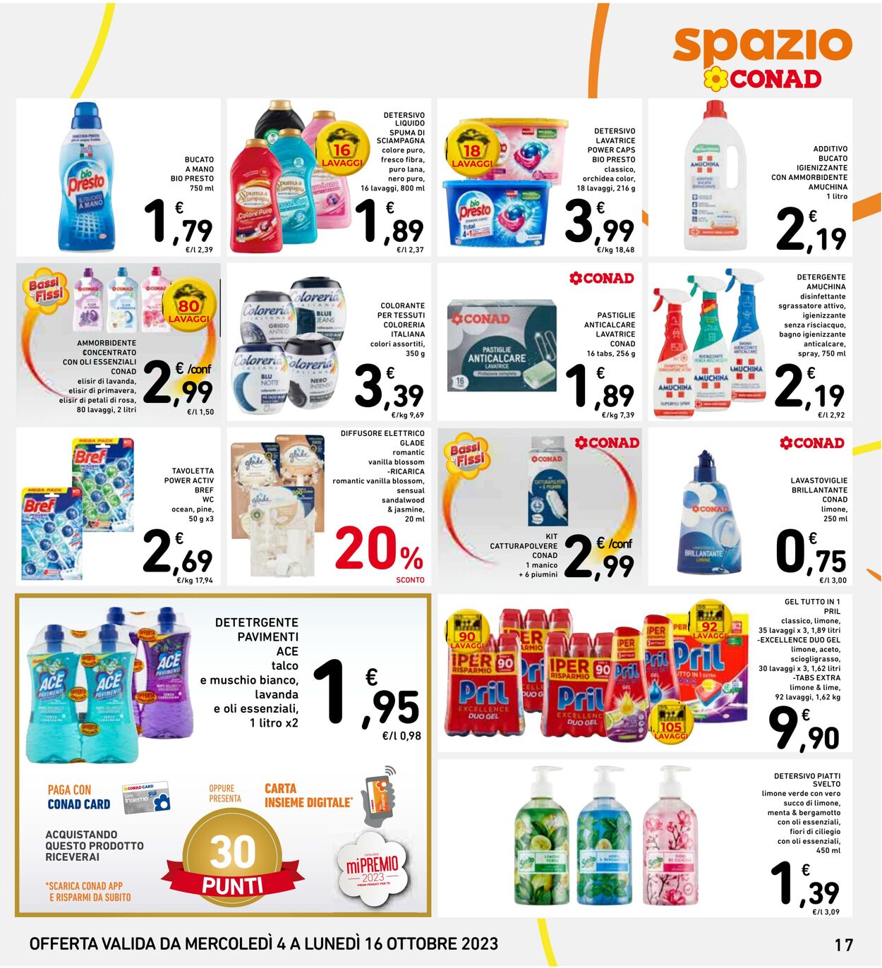 Volantino Conad 04.09.2023 - 16.10.2023