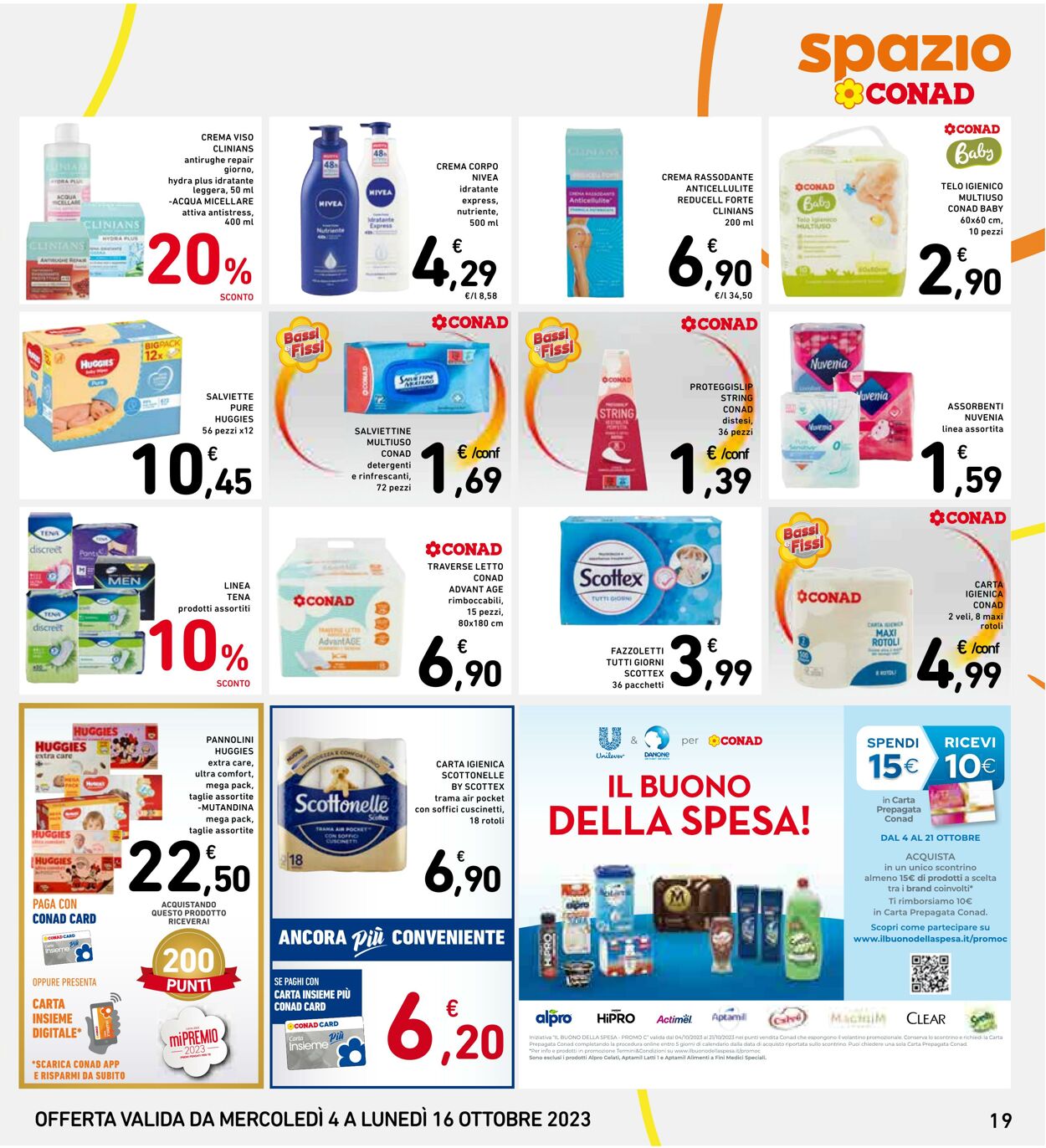 Volantino Conad 04.09.2023 - 16.10.2023