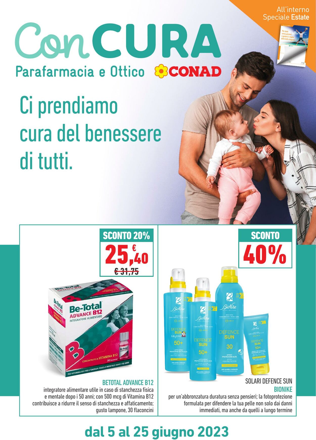 Volantino Conad 05.06.2023 - 25.06.2023