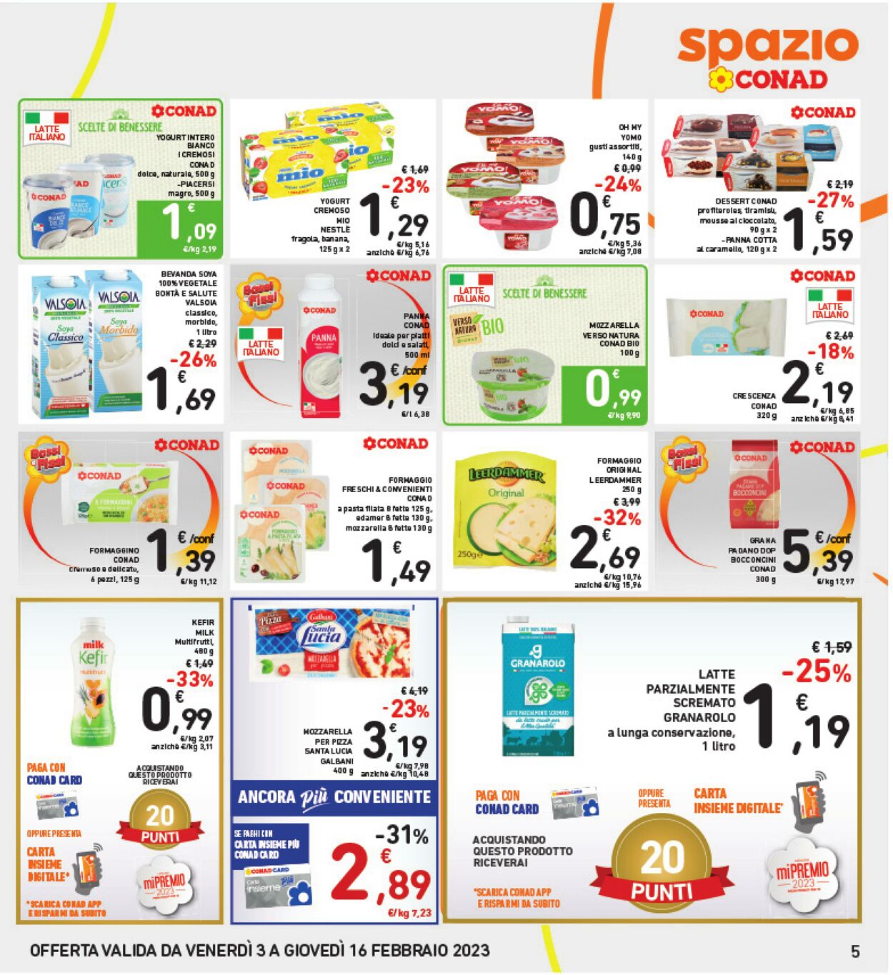 Volantino Conad 03.01.2023 - 16.02.2023