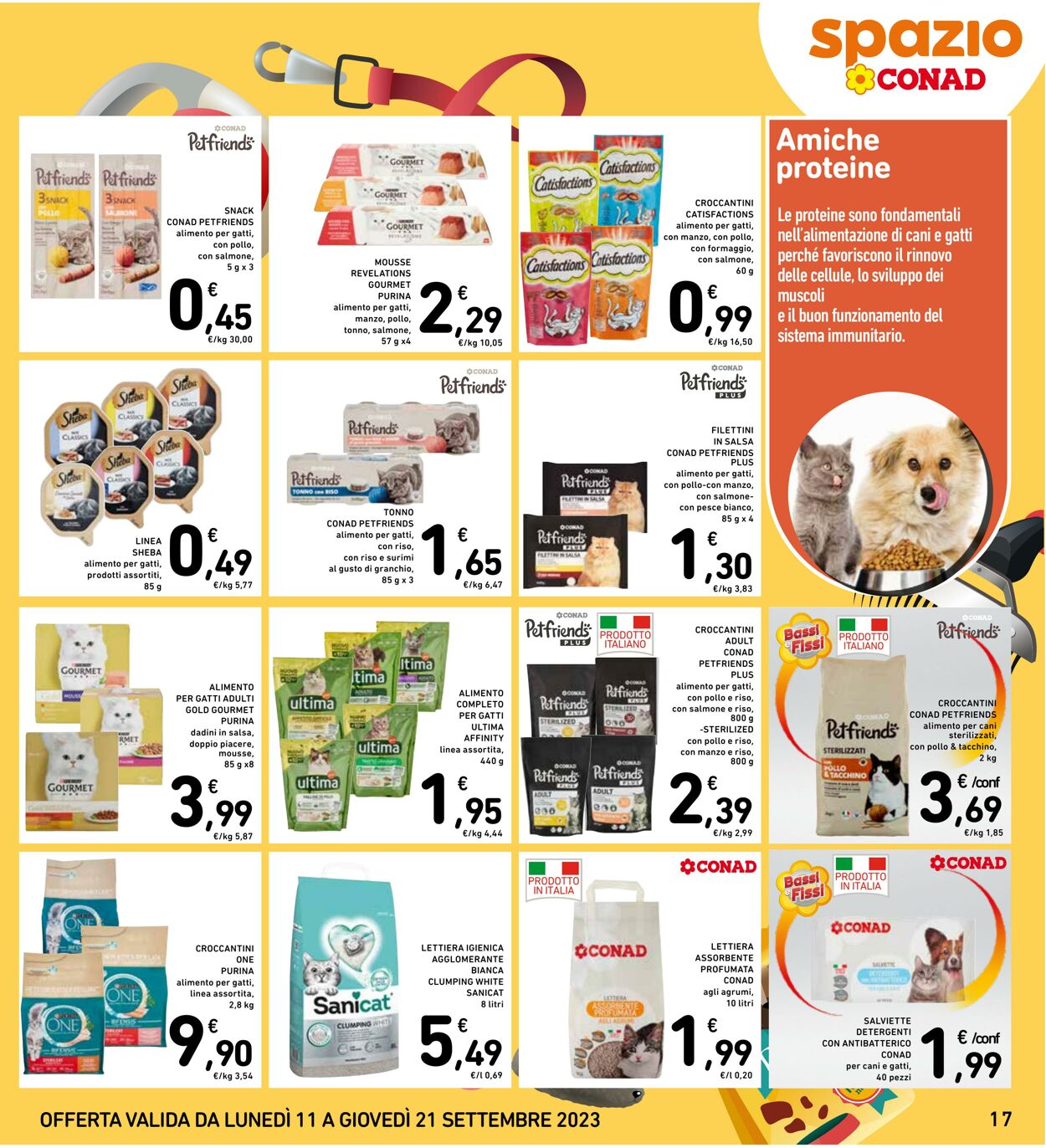 Volantino Conad 11.09.2023 - 21.09.2023