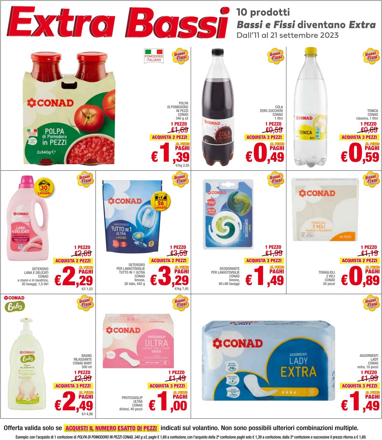 Volantino Conad 11.09.2023 - 21.09.2023