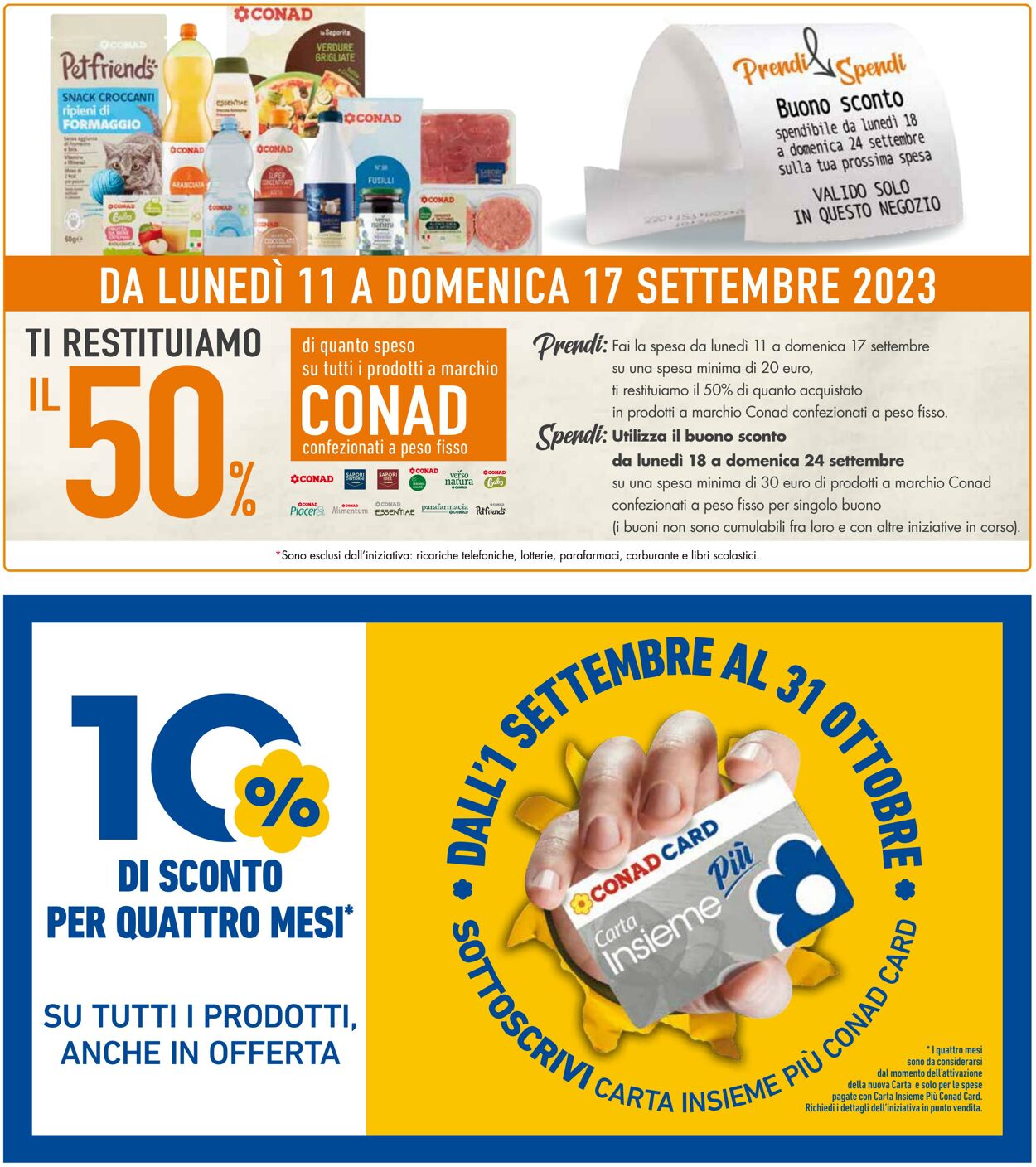 Volantino Conad 11.09.2023 - 21.09.2023