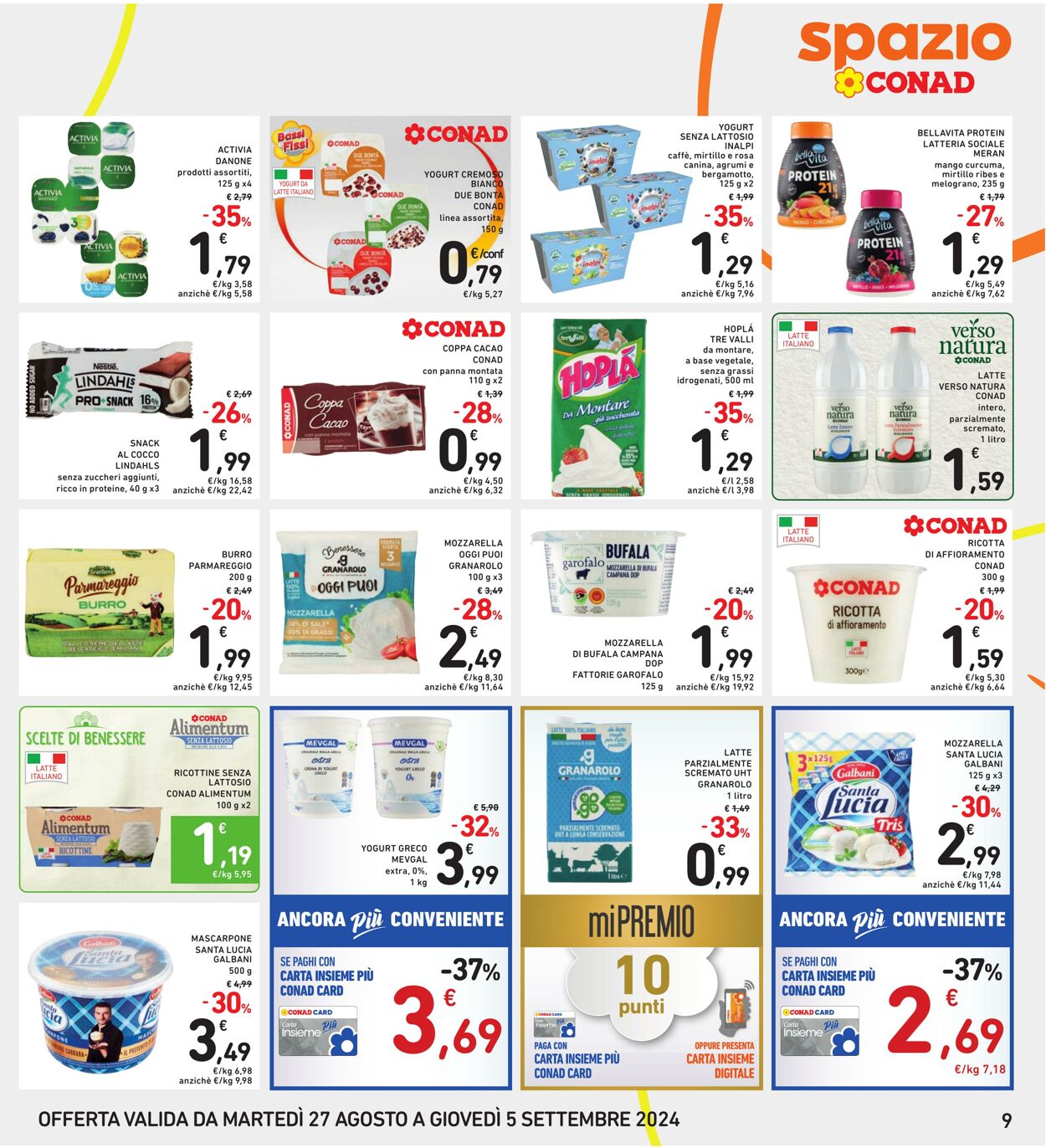 Volantino Conad 27.08.2024 - 05.09.2024