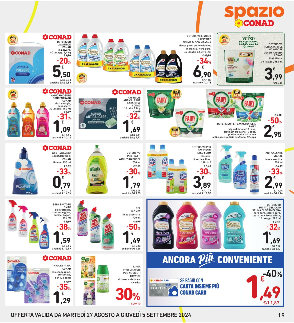 Volantino Conad 27.08.2024 - 05.09.2024