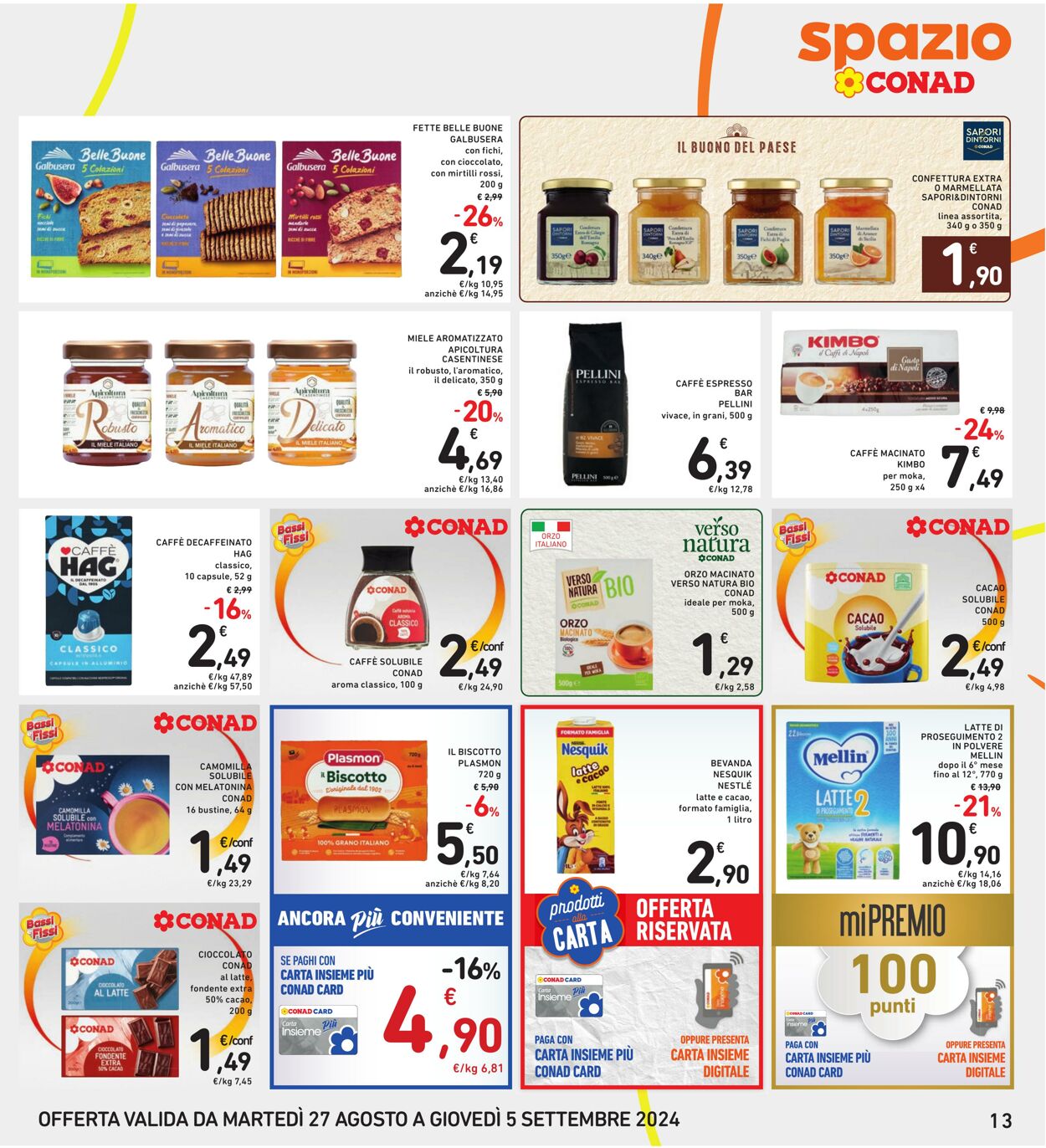 Volantino Conad 27.08.2024 - 05.09.2024