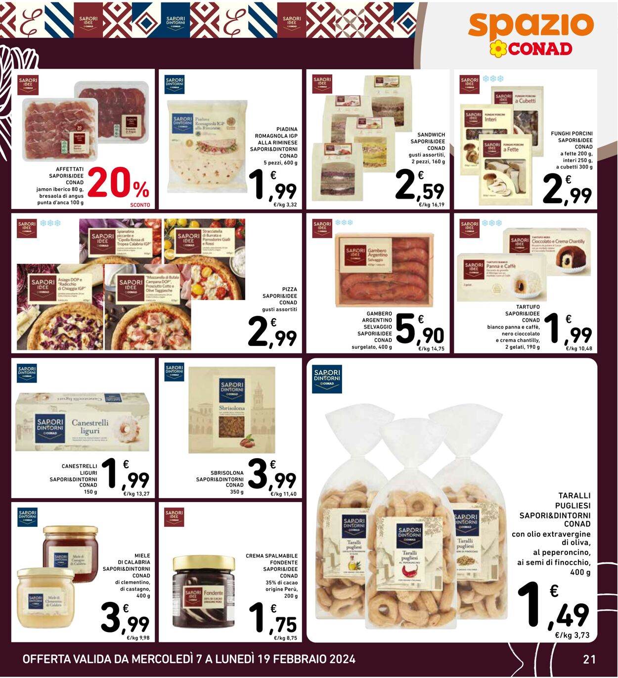 Volantino Conad 07.02.2024 - 19.02.2024