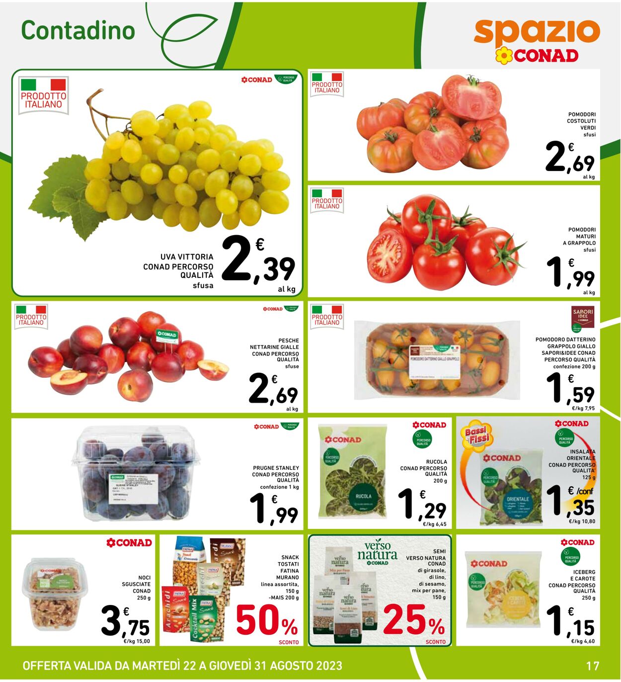 Volantino Conad 22.08.2023 - 31.08.2023