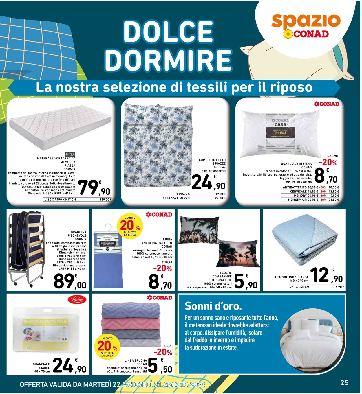 Volantino Conad 22.08.2023 - 31.08.2023