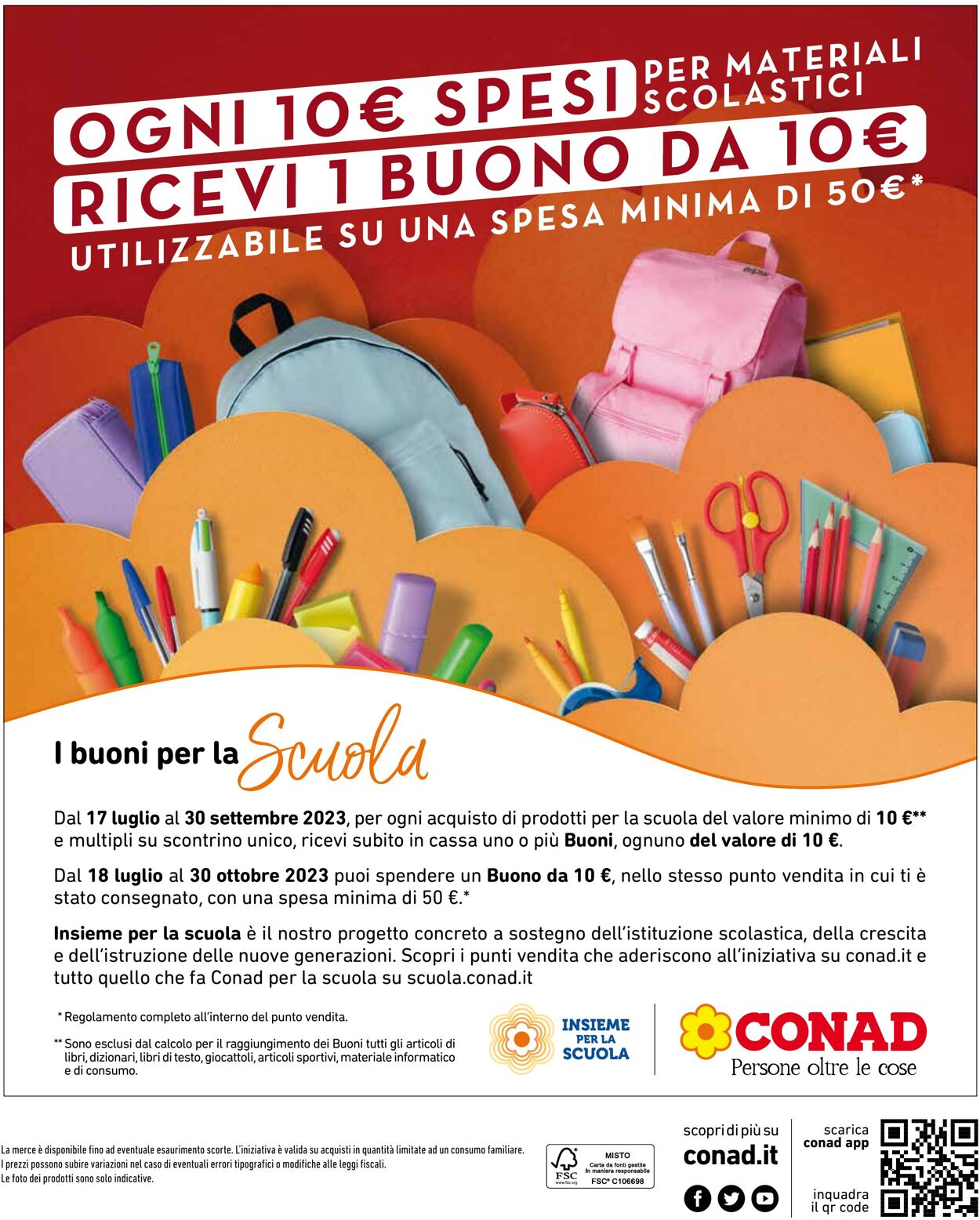 Volantino Conad 22.08.2023 - 31.08.2023