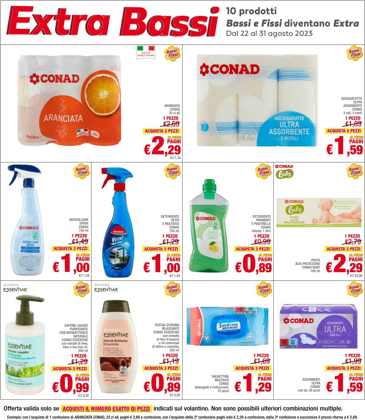 Volantino Conad 22.08.2023 - 31.08.2023