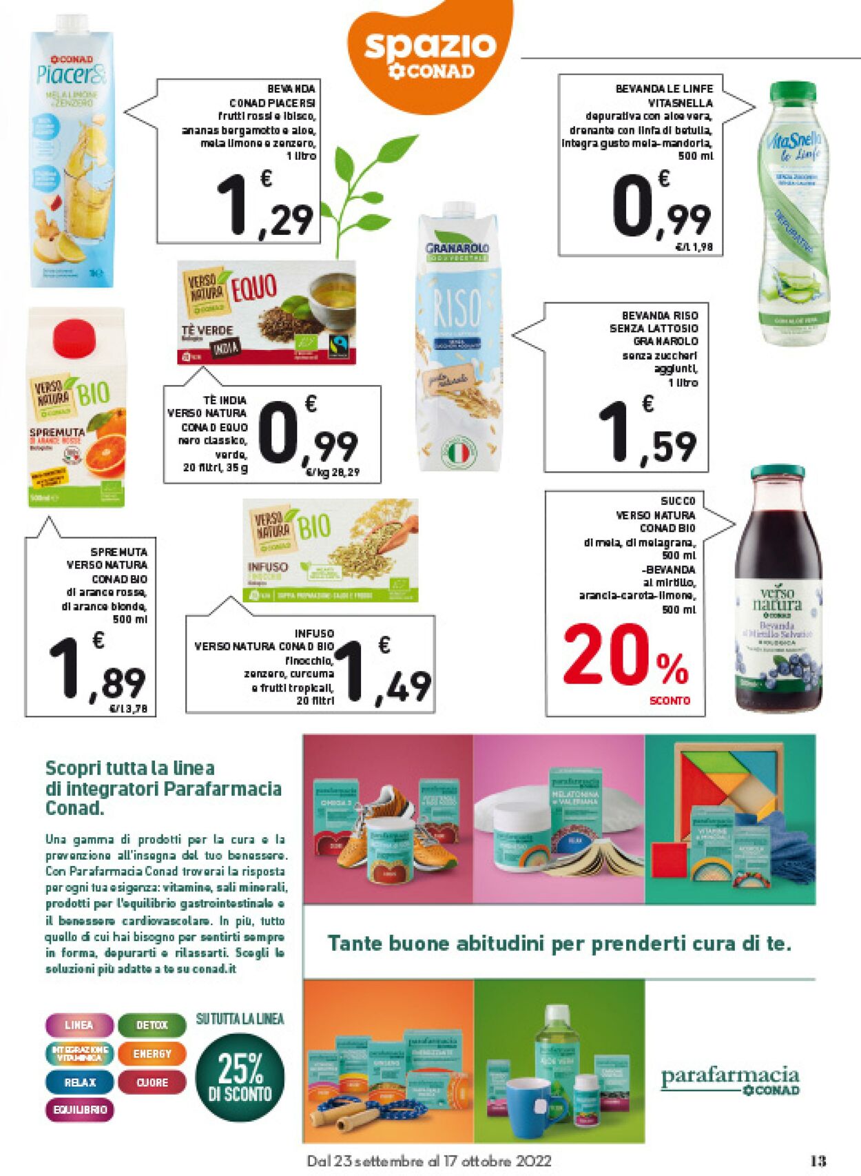 Volantino Conad 23.09.2022 - 17.10.2022