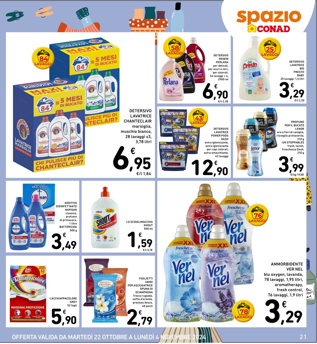 Volantino Conad 22.10.2024 - 04.11.2024