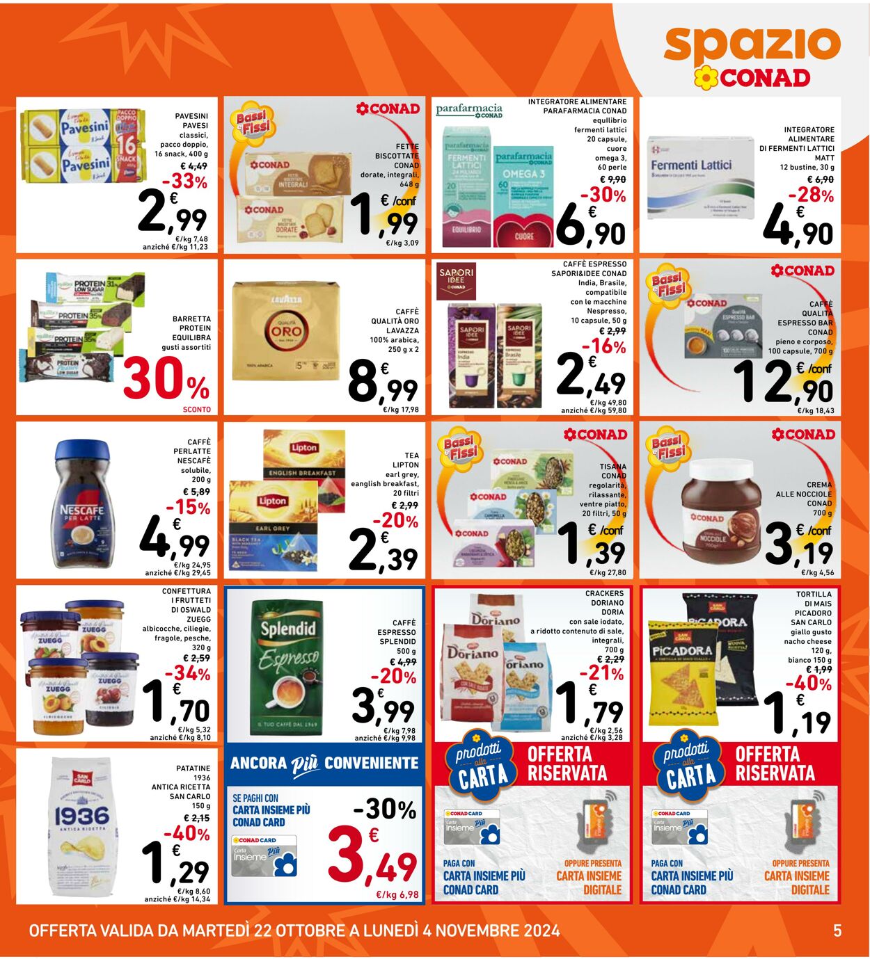 Volantino Conad 22.10.2024 - 04.11.2024