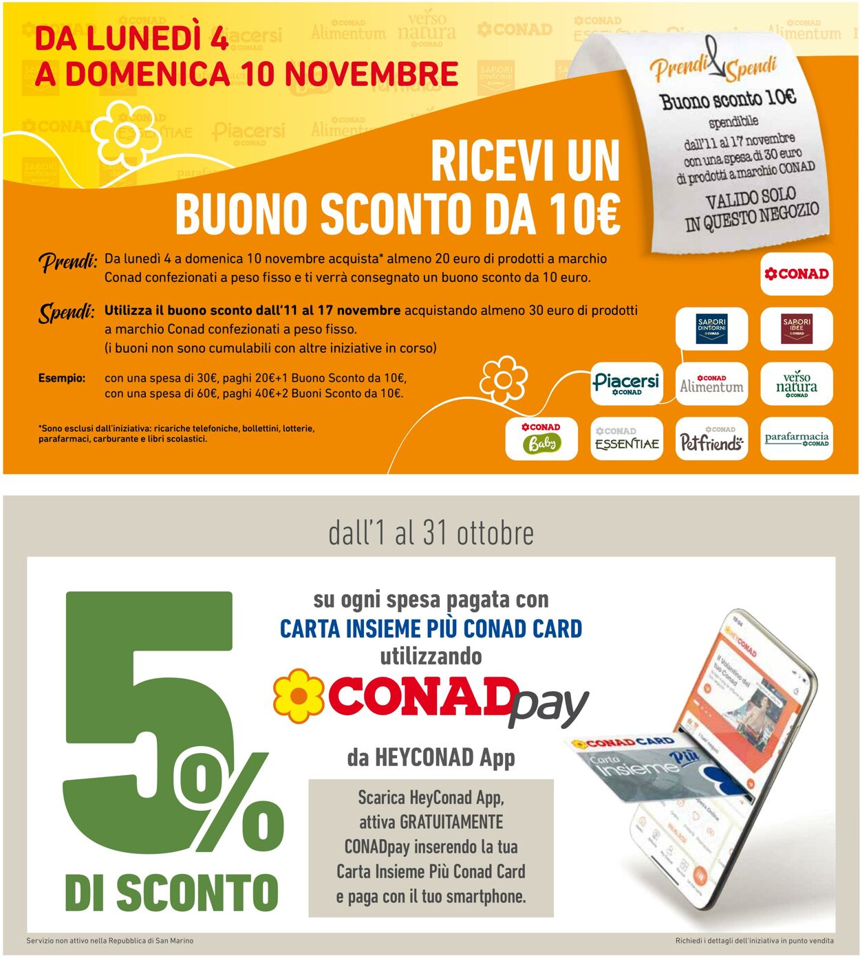 Volantino Conad 22.10.2024 - 04.11.2024