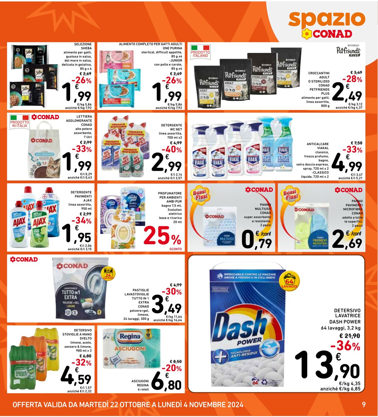 Volantino Conad 22.10.2024 - 04.11.2024