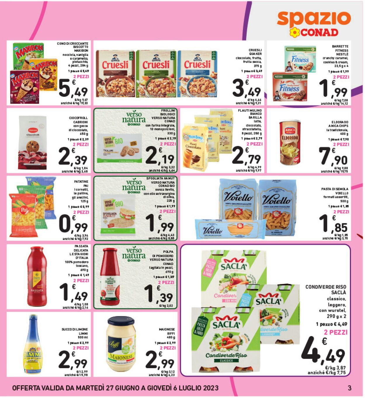 Volantino Conad 27.06.2023 - 06.07.2023