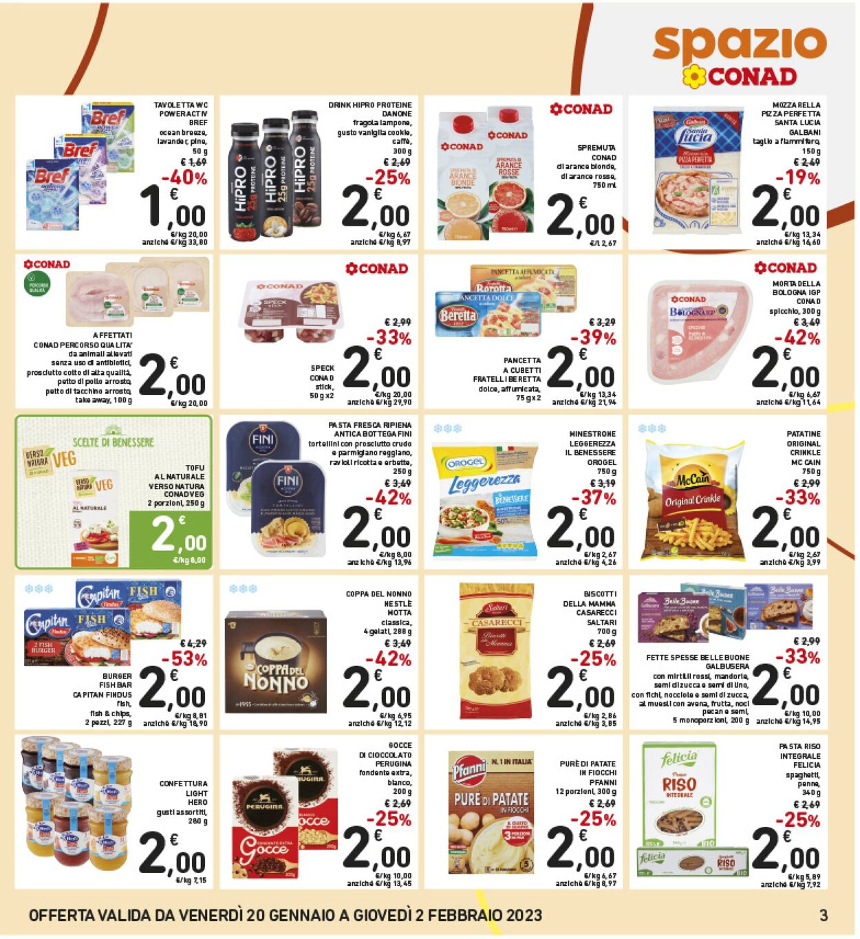 Volantino Conad 20.01.2023 - 02.02.2023