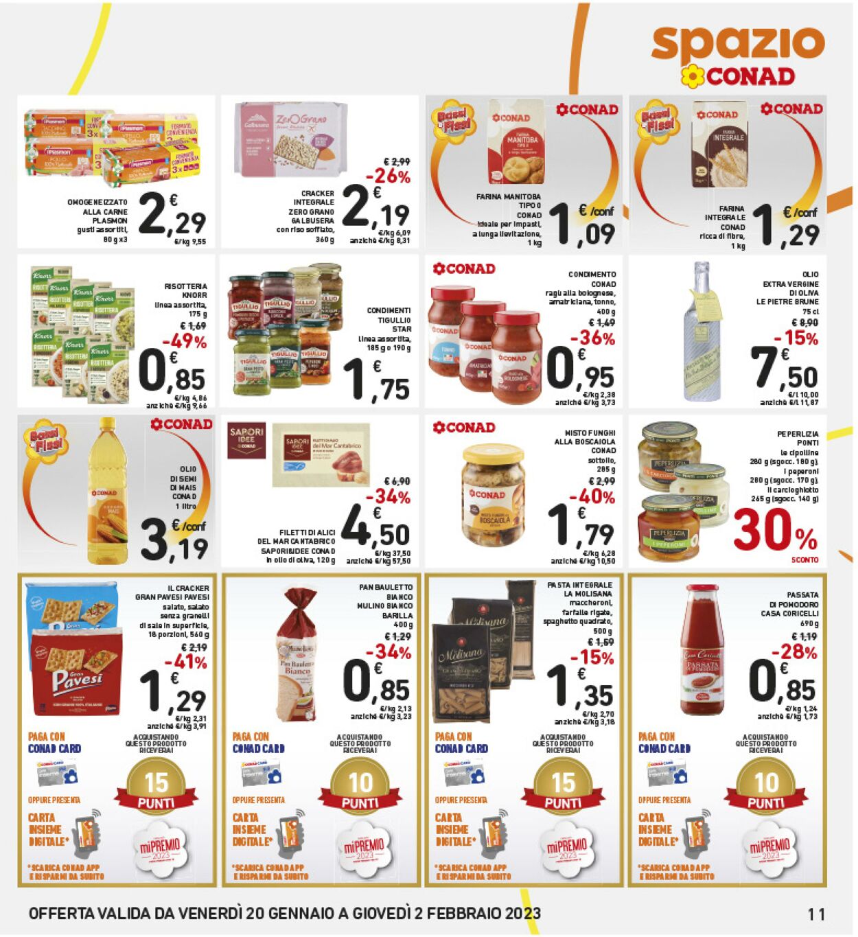 Volantino Conad 20.01.2023 - 02.02.2023