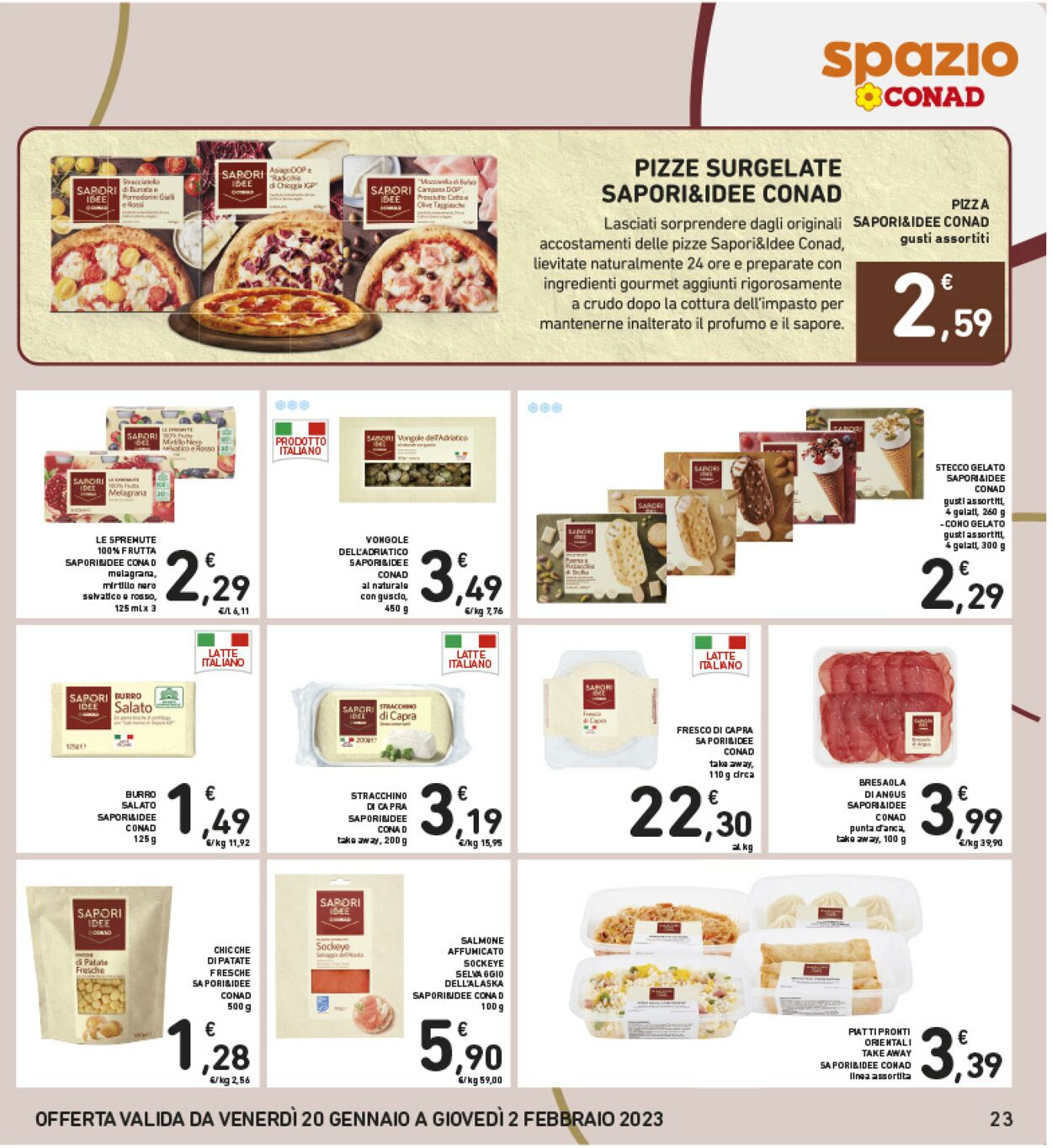 Volantino Conad 20.01.2023 - 02.02.2023