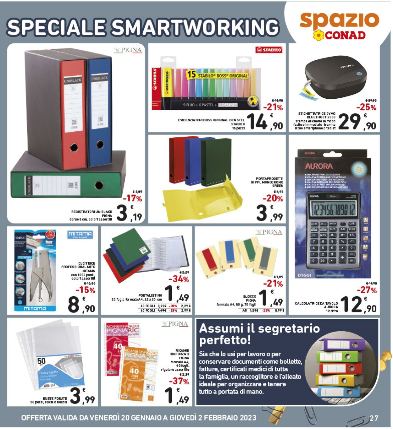 Volantino Conad 20.01.2023 - 02.02.2023