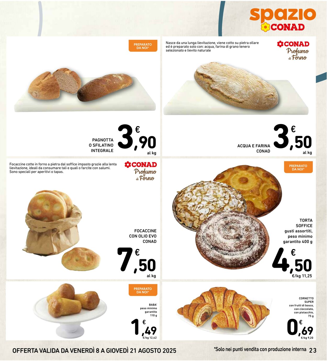 Volantino Conad 06.08.2025 - 06.08.2025