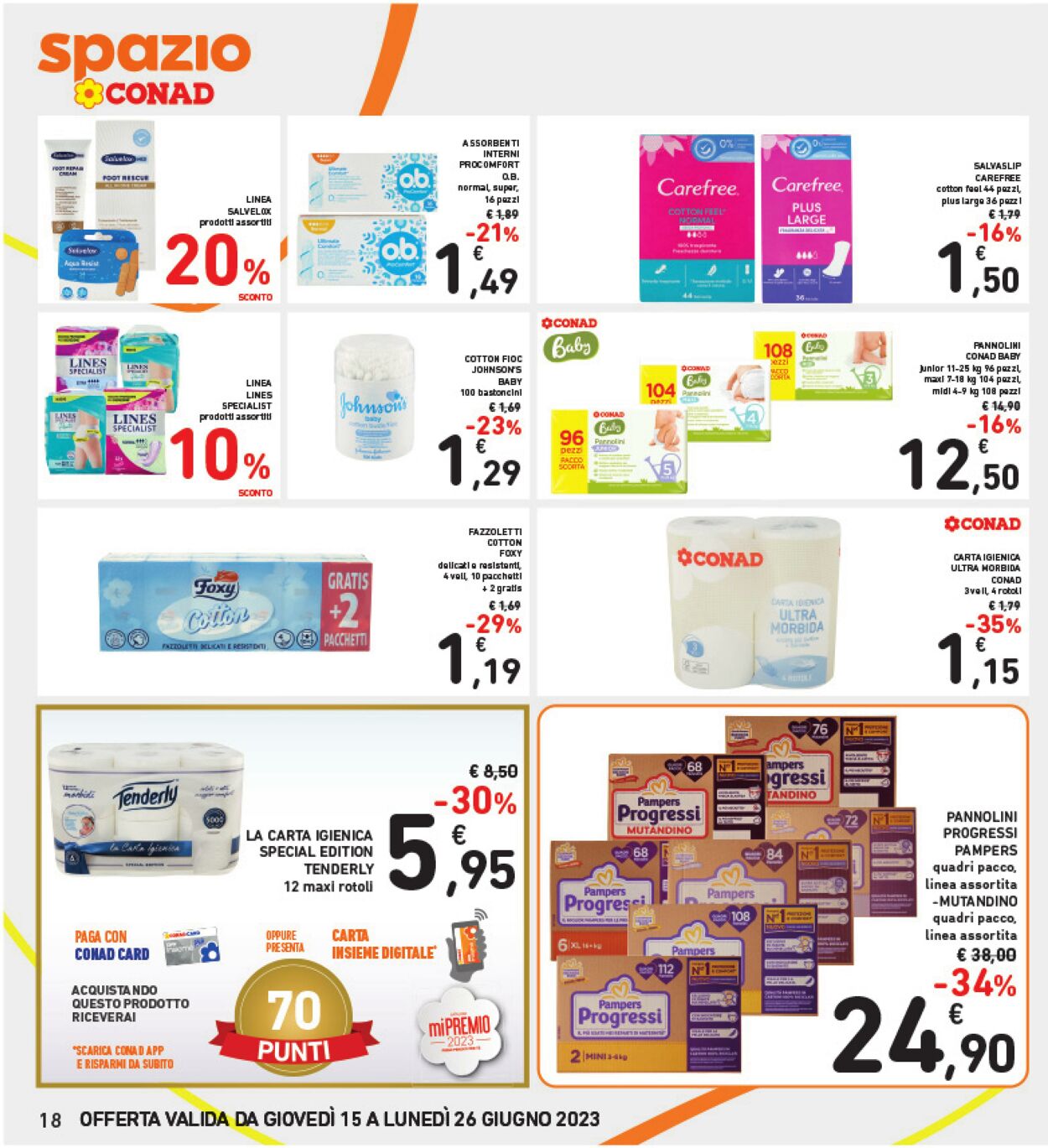 Volantino Conad 15.06.2023 - 26.06.2023