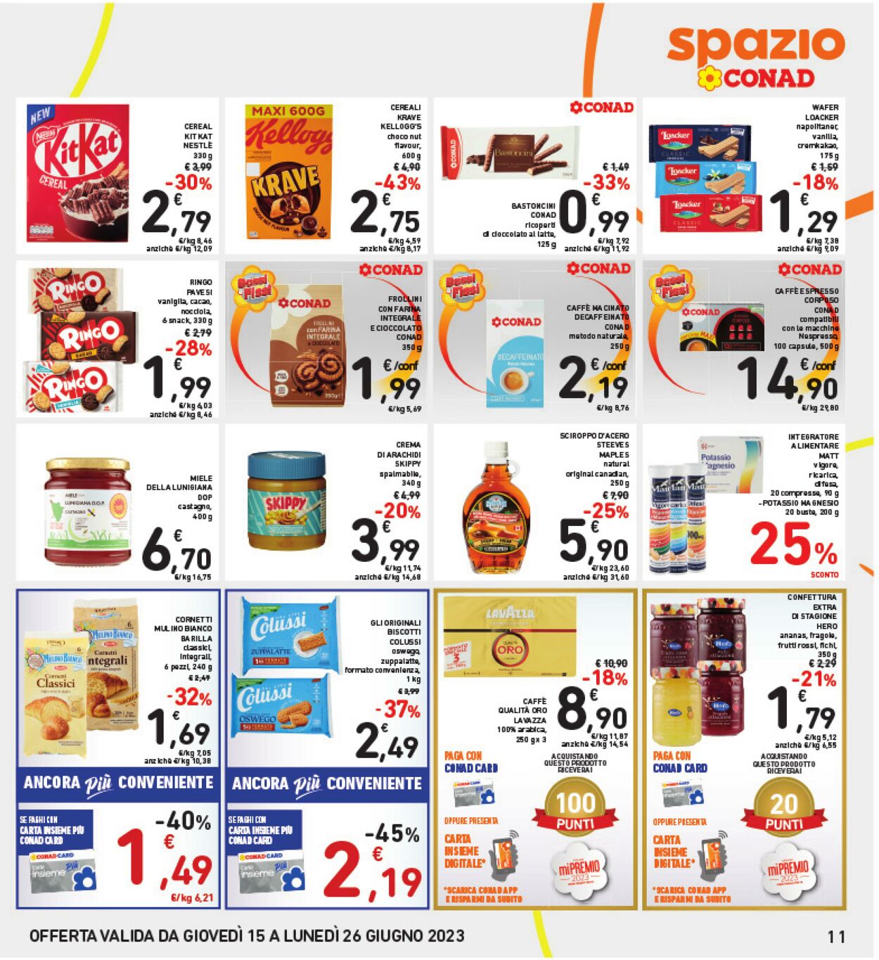 Volantino Conad 15.06.2023 - 26.06.2023