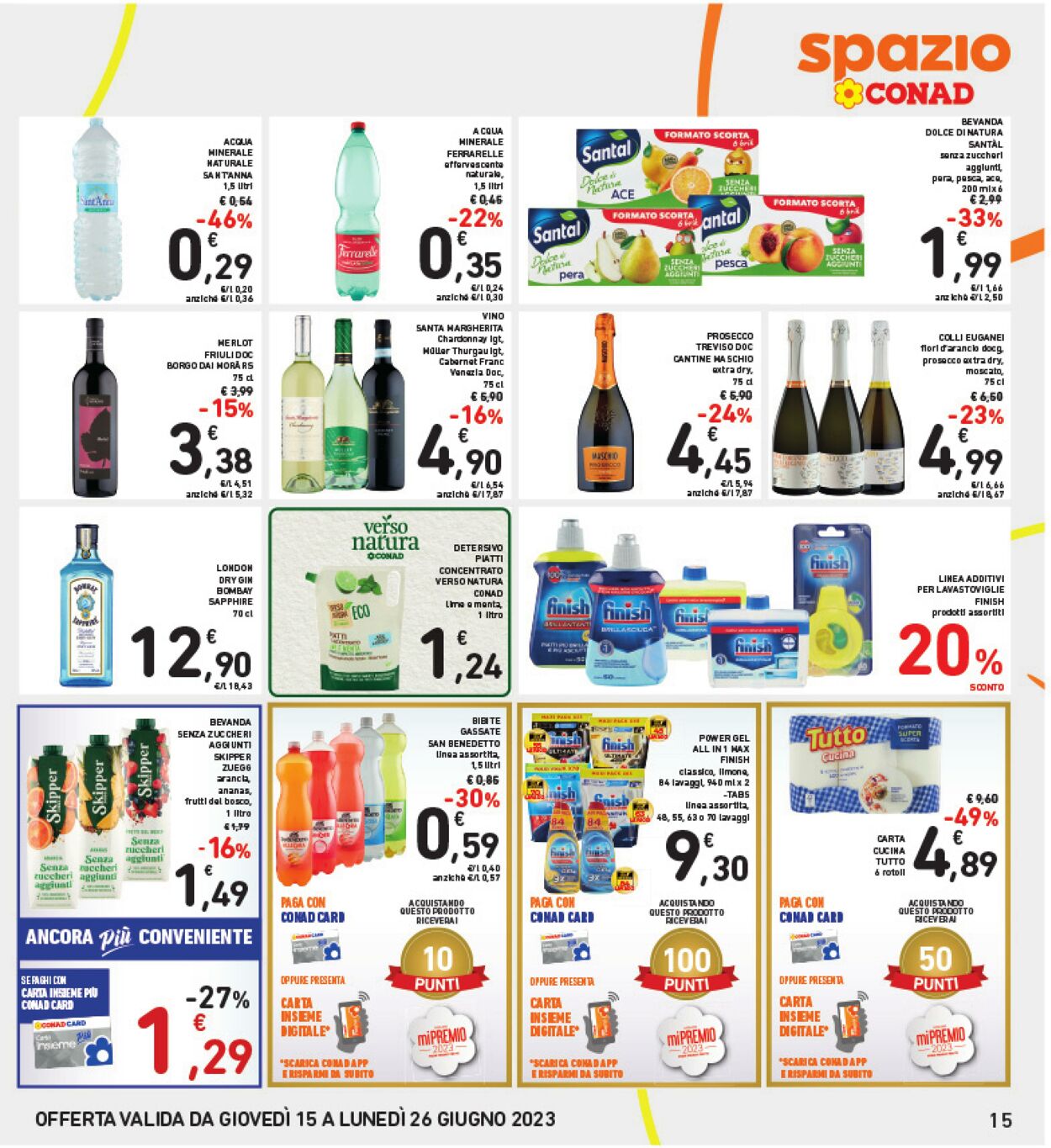 Volantino Conad 15.06.2023 - 26.06.2023