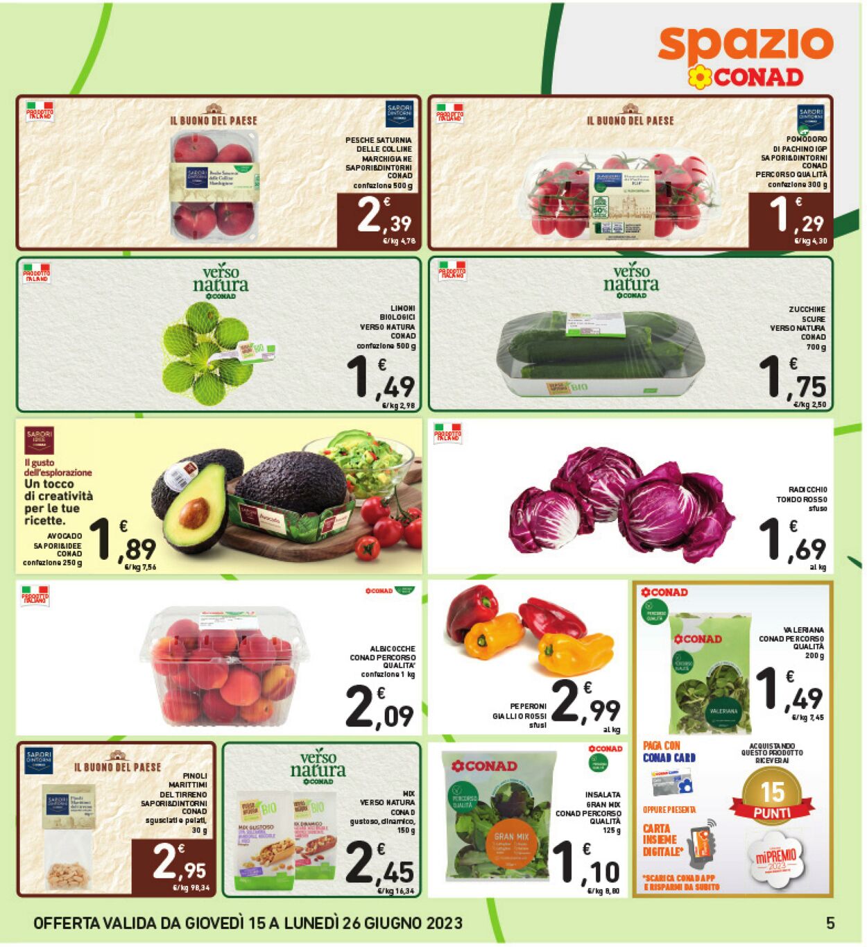 Volantino Conad 15.06.2023 - 26.06.2023