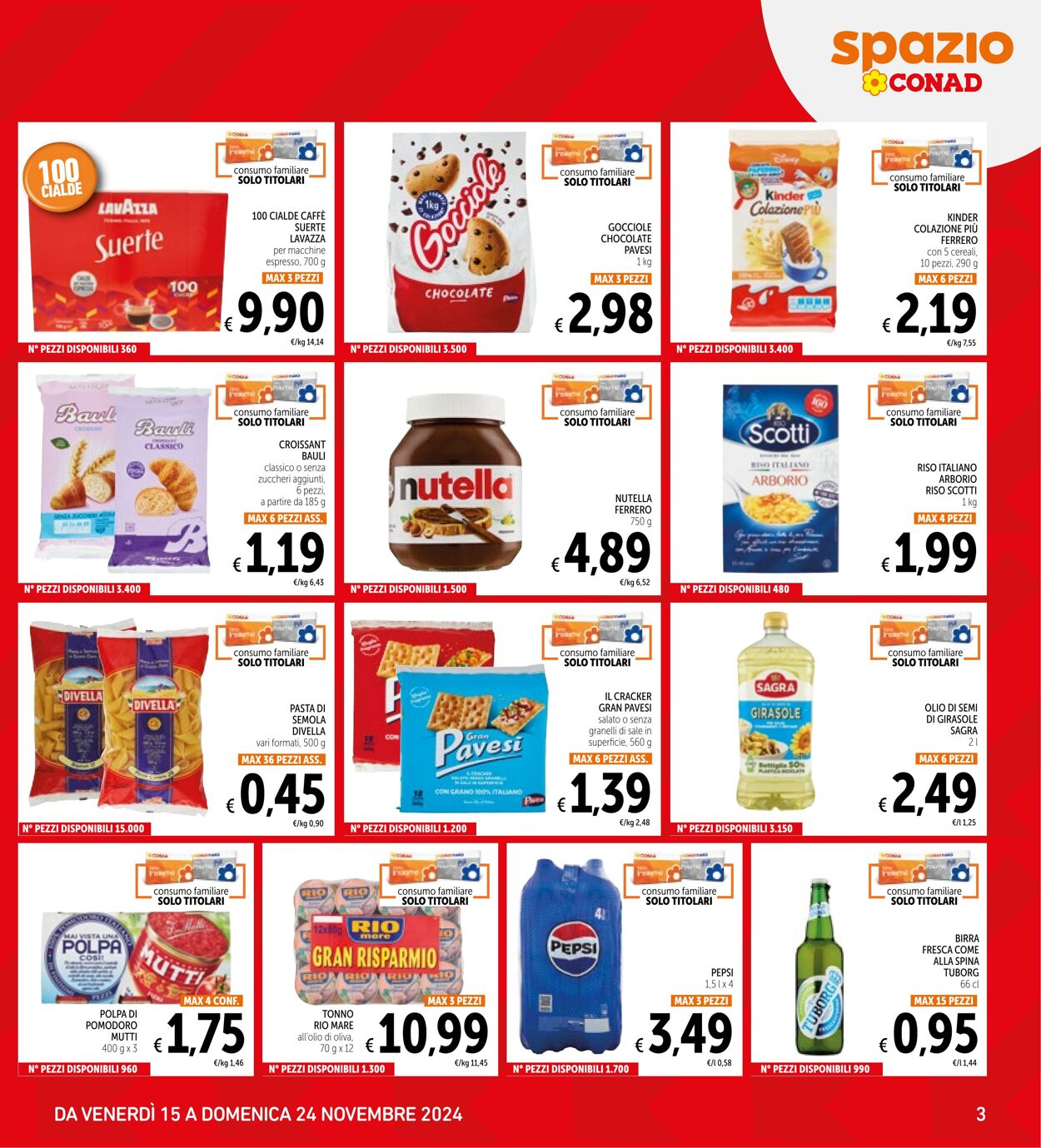 Volantino Conad 15.11.2024 - 24.11.2024