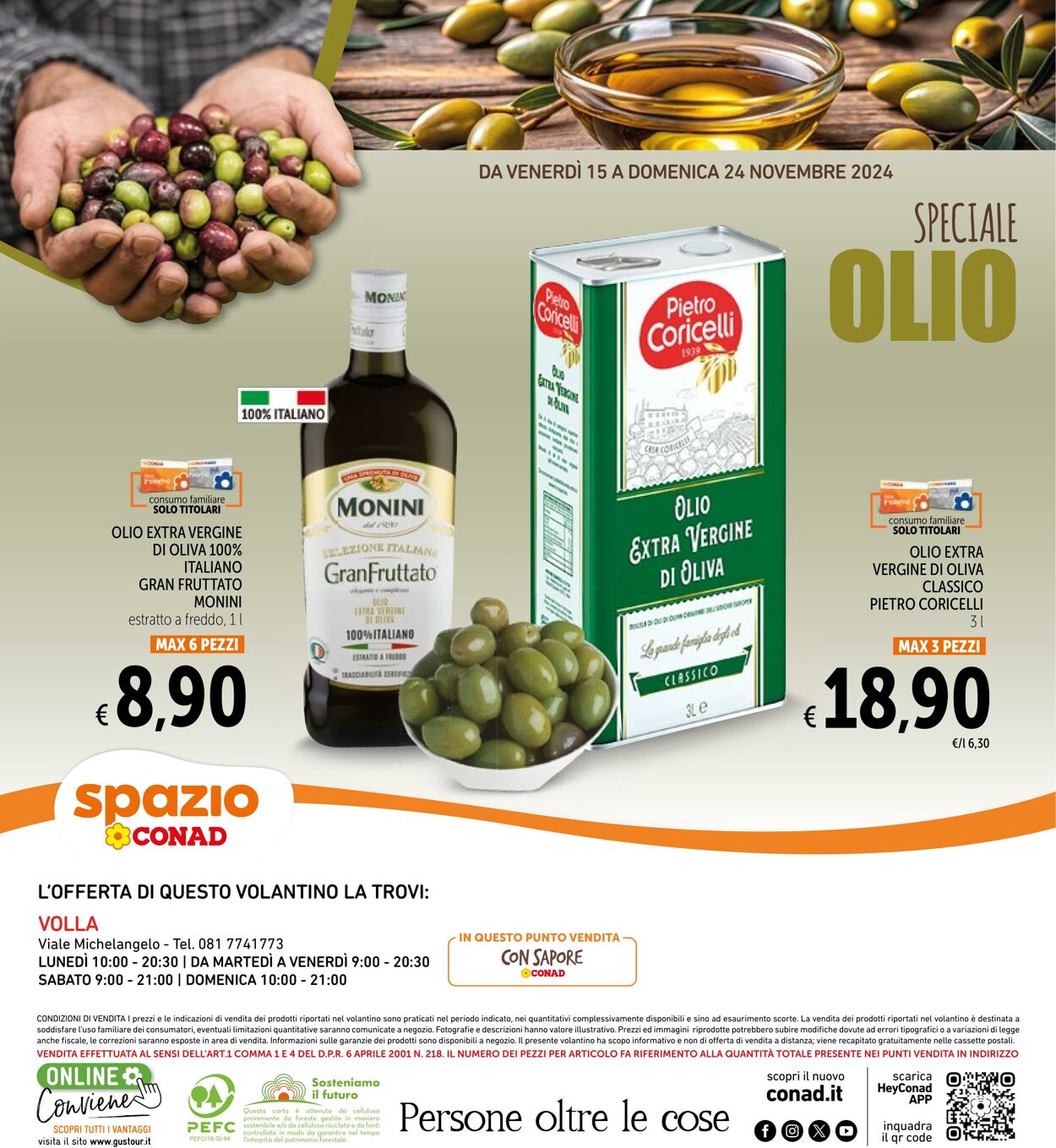 Volantino Conad 15.11.2024 - 24.11.2024