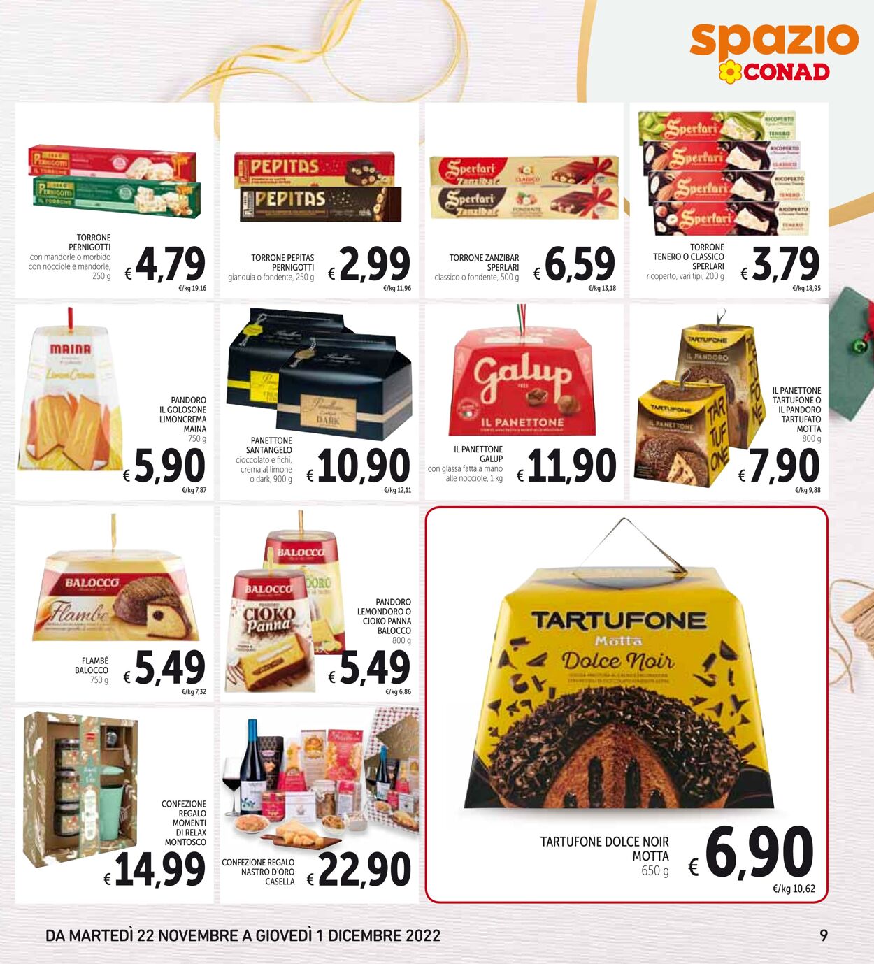 Volantino Conad 22.11.2022 - 01.12.2022