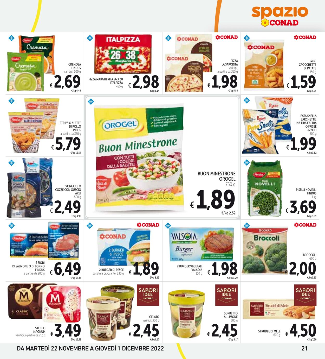 Volantino Conad 22.11.2022 - 01.12.2022