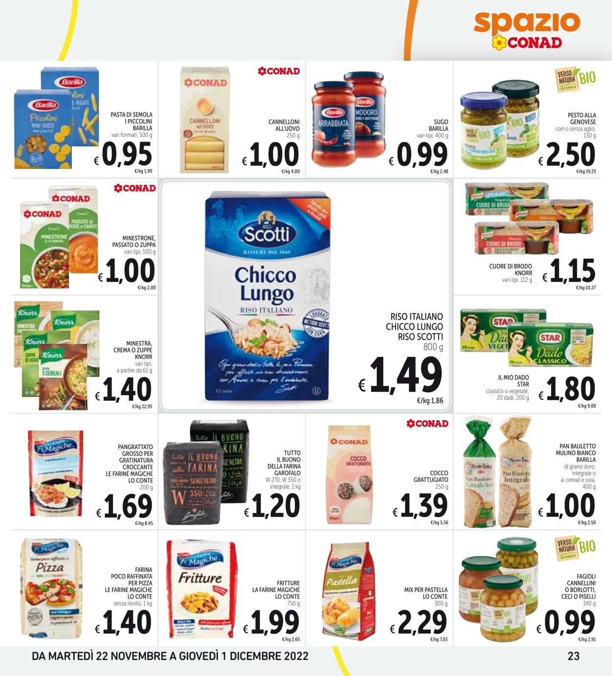 Volantino Conad 22.11.2022 - 01.12.2022