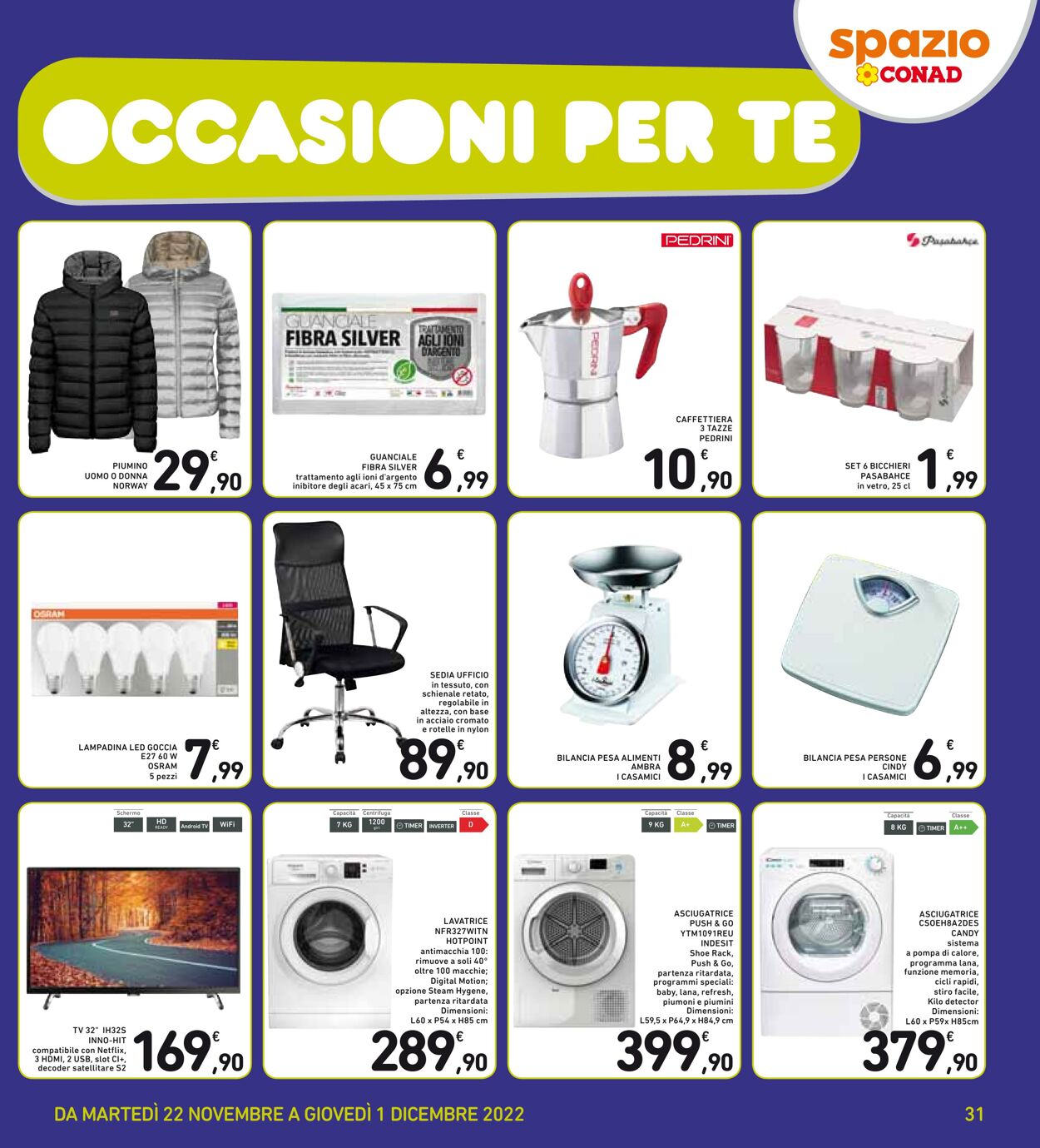 Volantino Conad 22.11.2022 - 01.12.2022