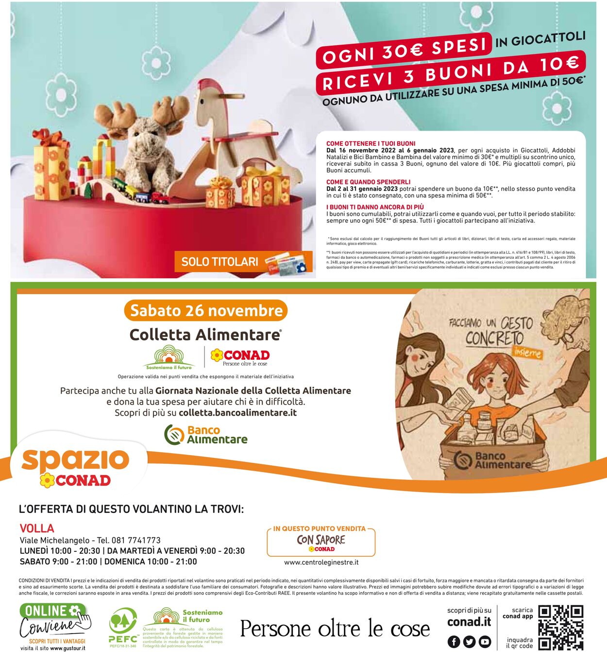 Volantino Conad 22.11.2022 - 01.12.2022