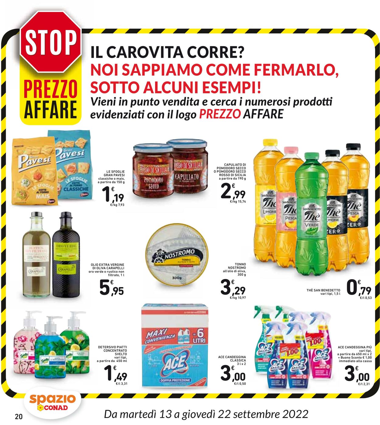 Volantino Conad 13.09.2022 - 22.09.2022