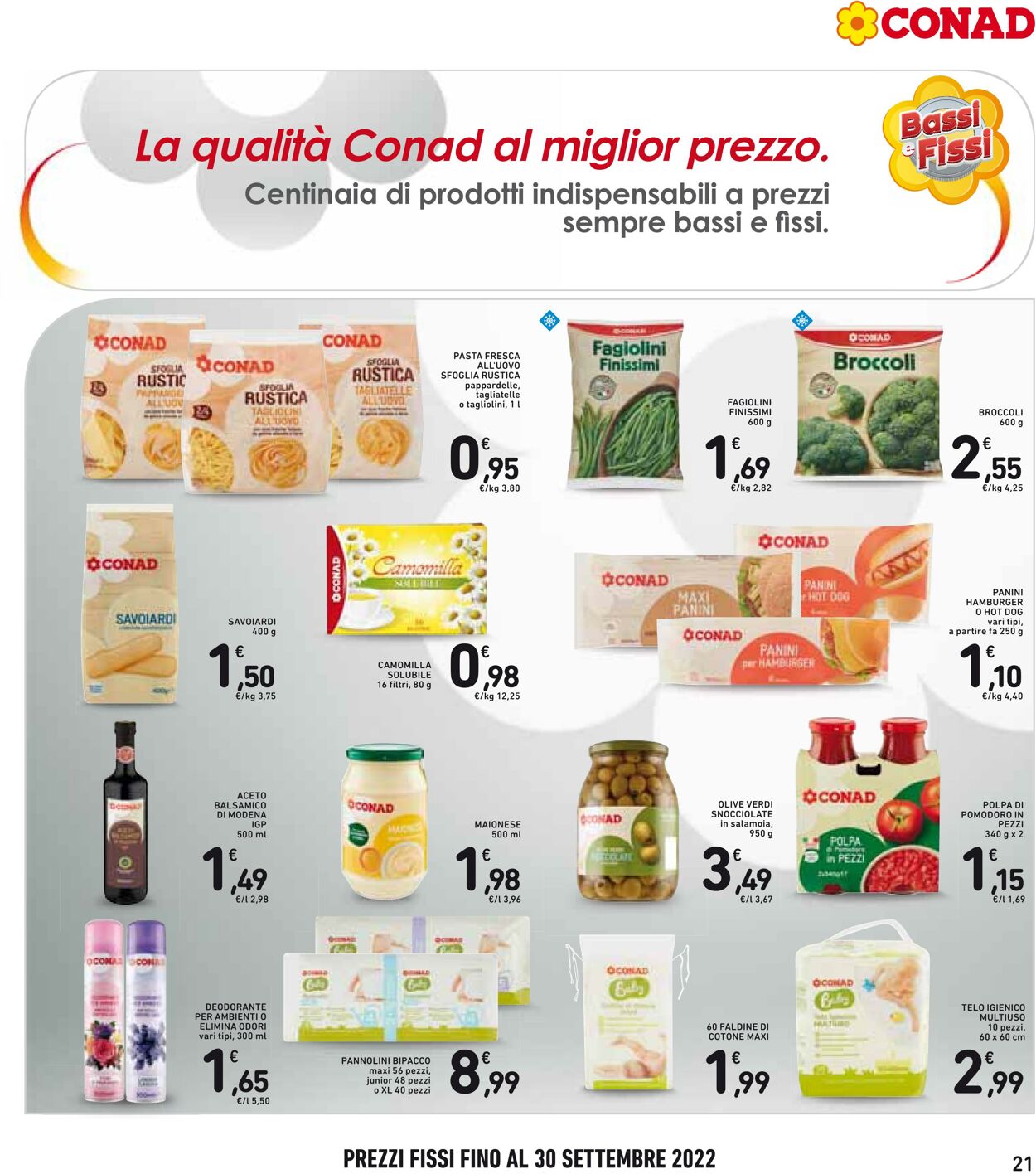 Volantino Conad 13.09.2022 - 22.09.2022