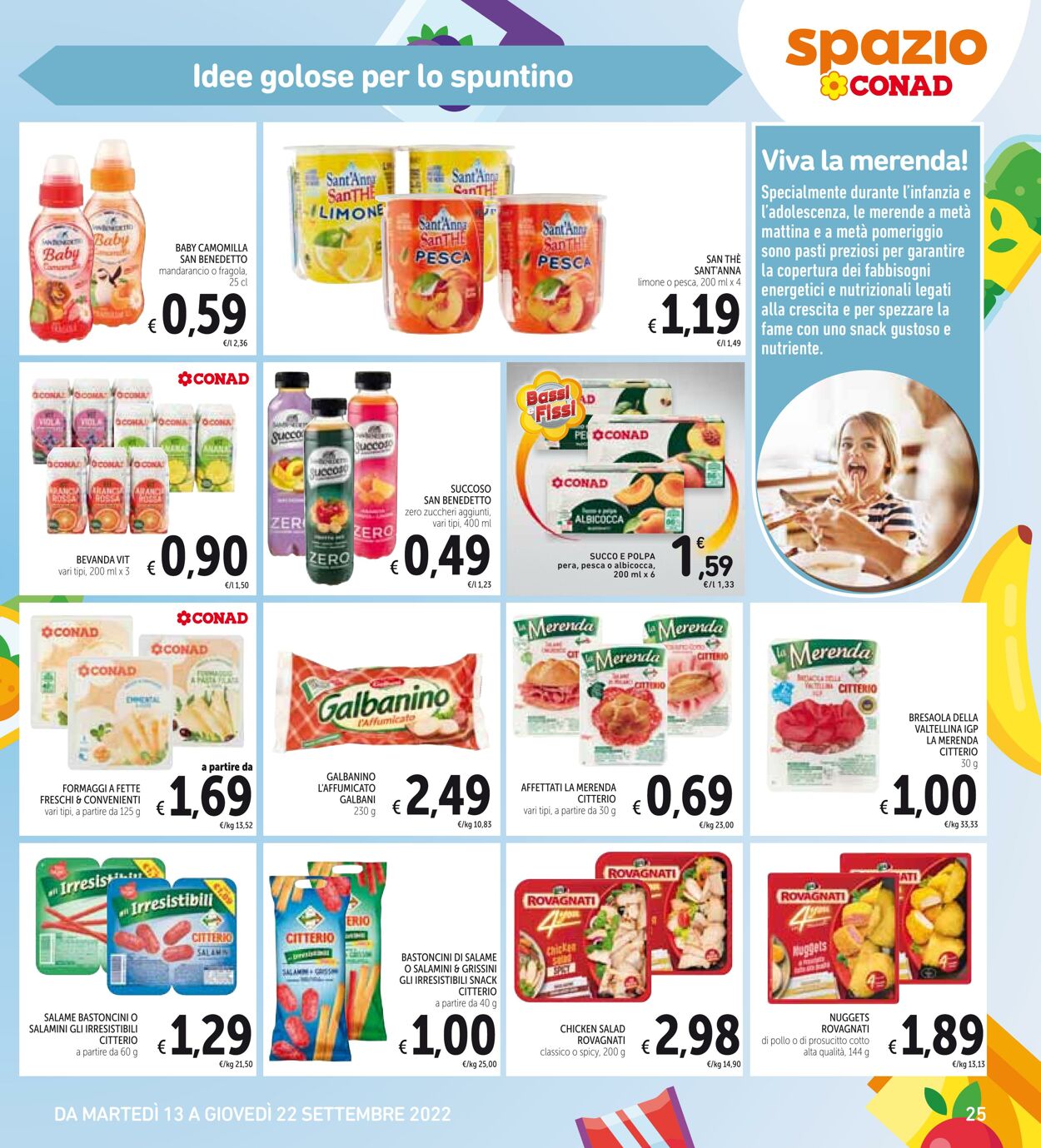 Volantino Conad 13.09.2022 - 22.09.2022