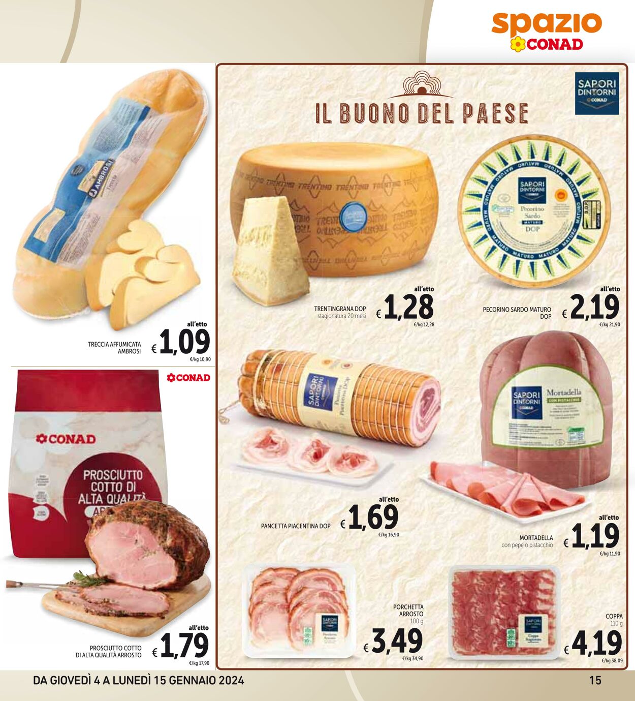 Volantino Conad 04.01.2024 - 15.01.2024