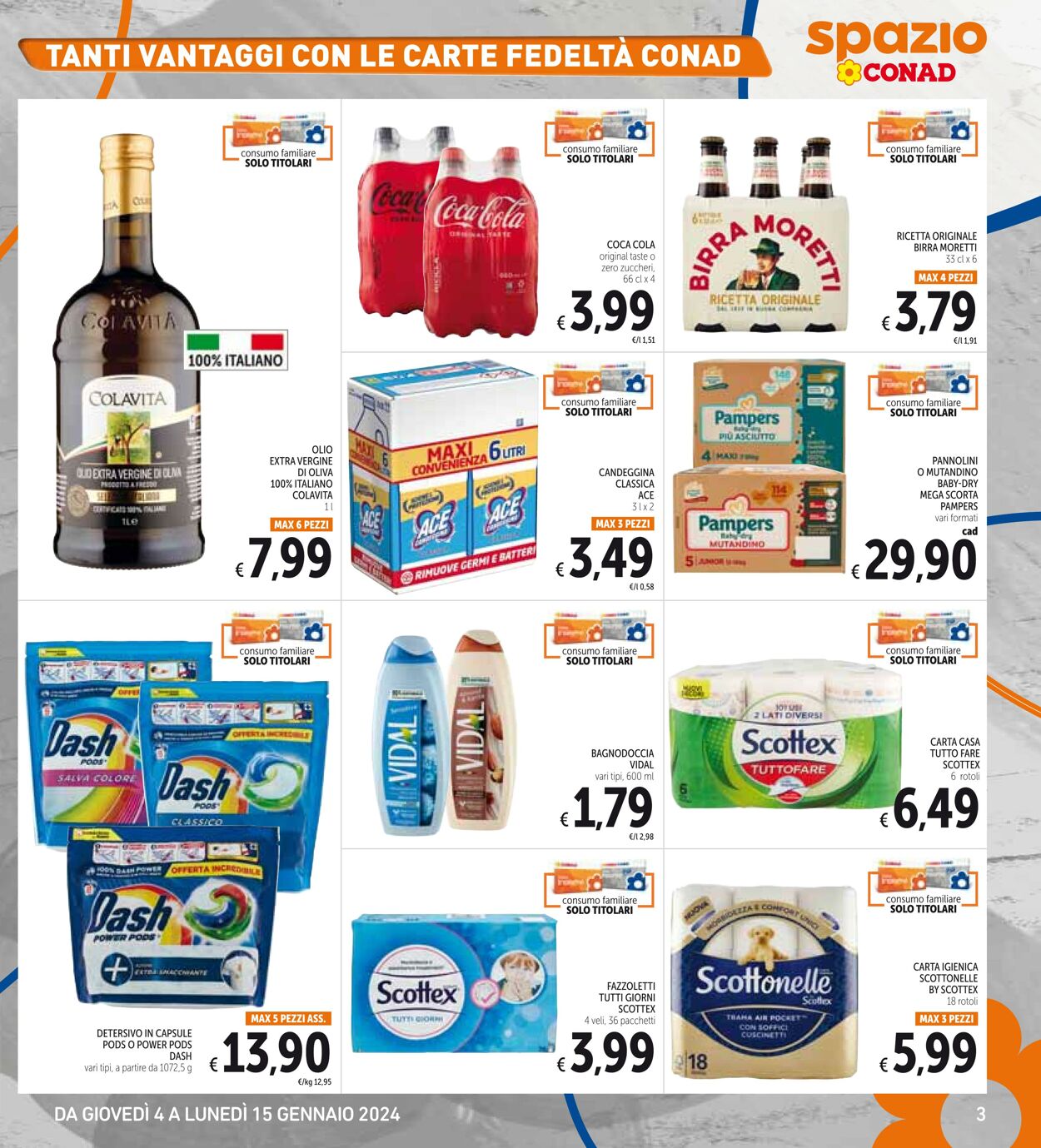 Volantino Conad 04.01.2024 - 15.01.2024