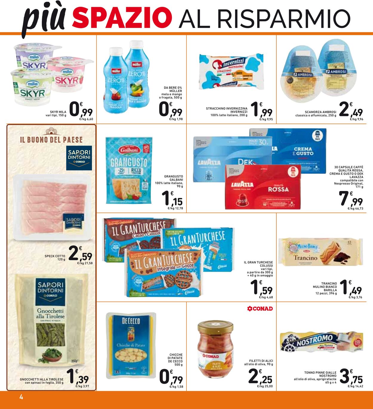 Volantino Conad 04.01.2024 - 15.01.2024