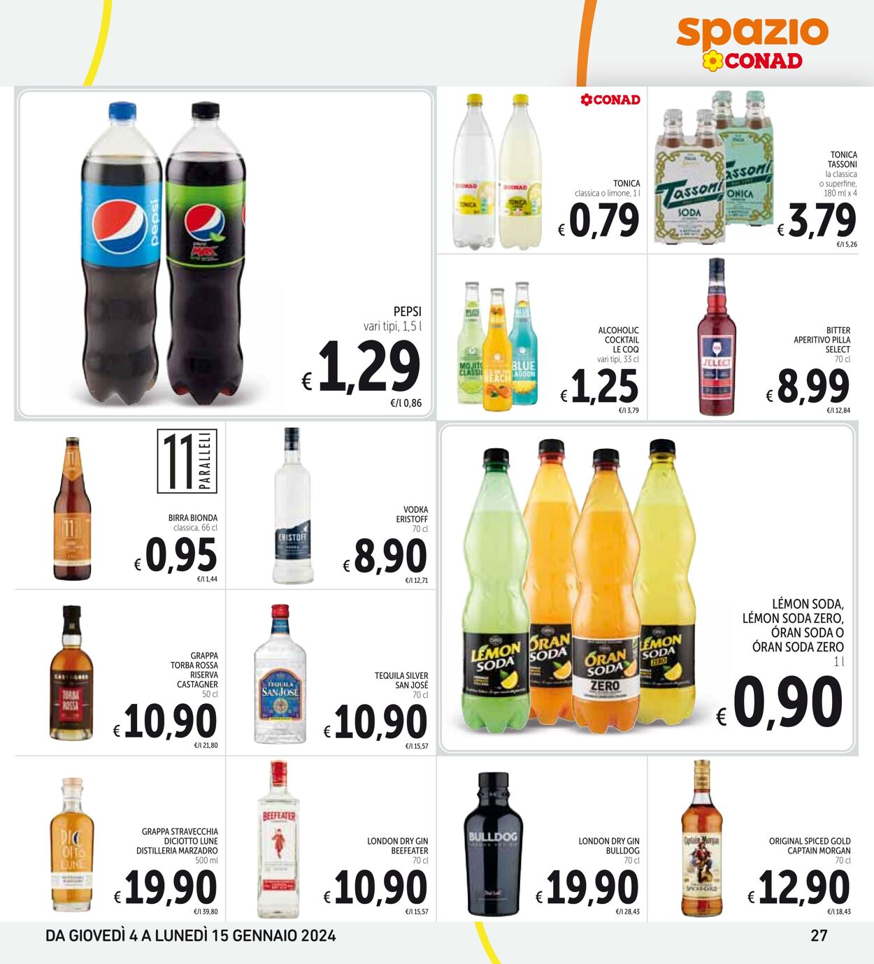 Volantino Conad 04.01.2024 - 15.01.2024