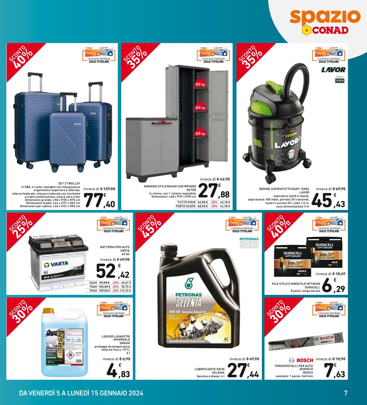 Volantino Conad 04.01.2024 - 15.01.2024