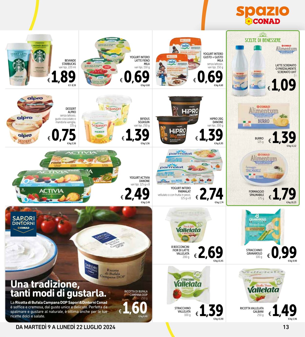 Volantino Conad 09.07.2024 - 22.07.2024