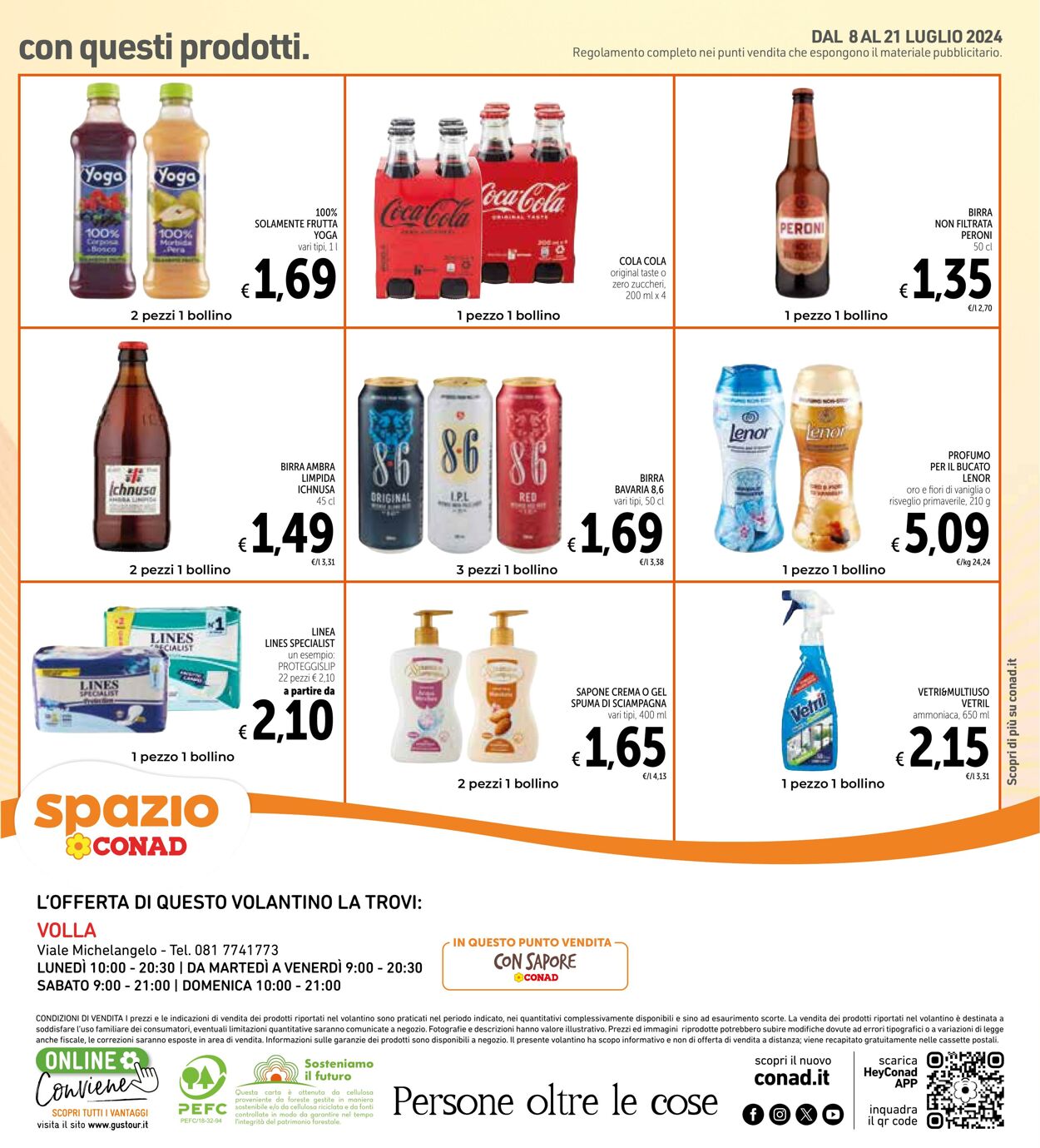 Volantino Conad 09.07.2024 - 22.07.2024