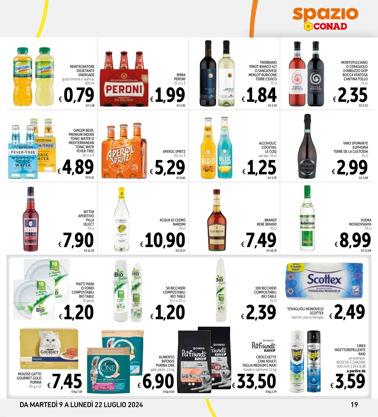 Volantino Conad 09.07.2024 - 22.07.2024