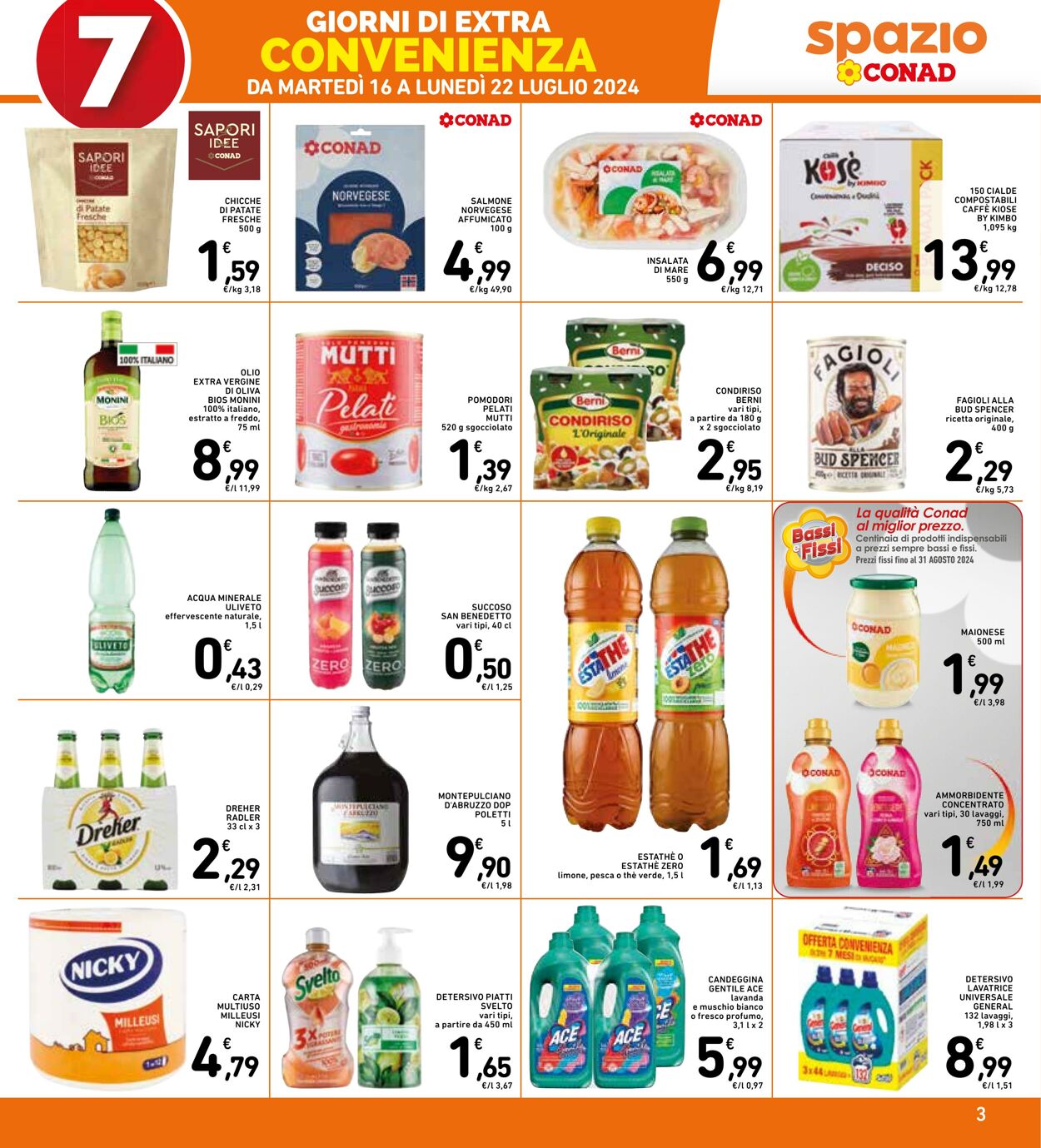 Volantino Conad 09.07.2024 - 22.07.2024